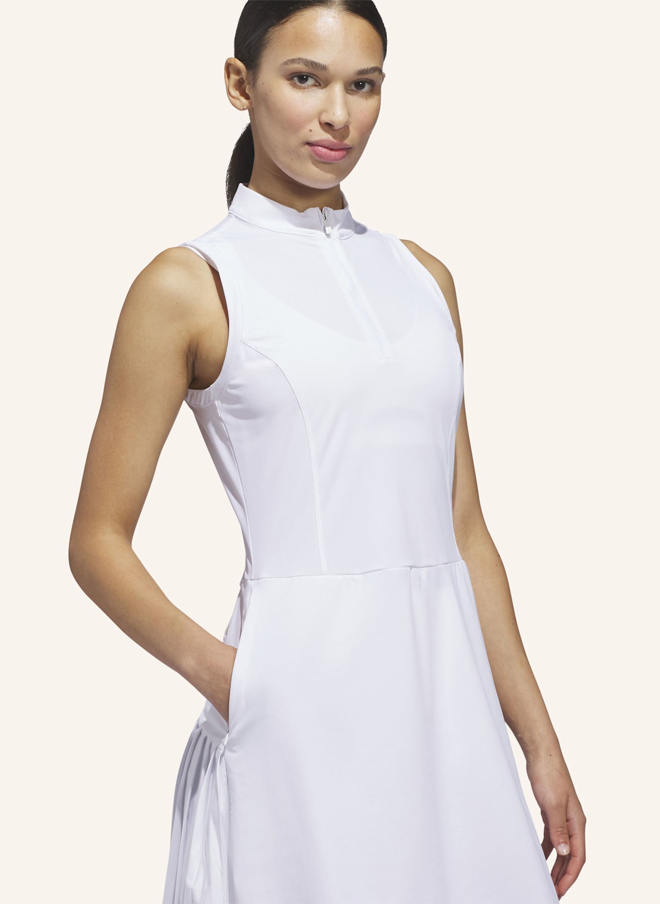 adidas ULTIMATE365 TOUR KLEID: WEISS