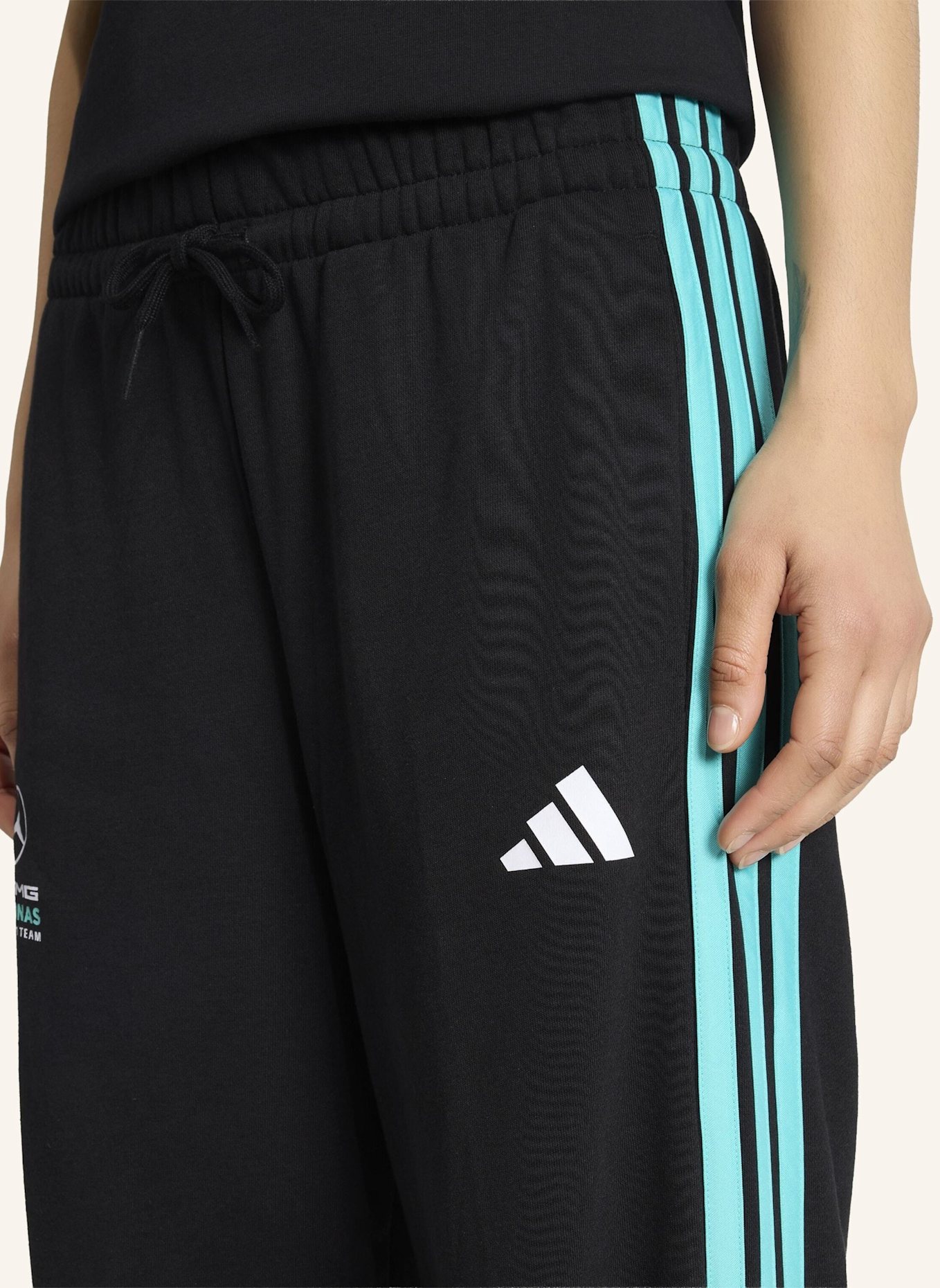 adidas MERCEDES-AMG PETRONAS FORMULA 1 TEAM DNA HOSE: SCHWARZ