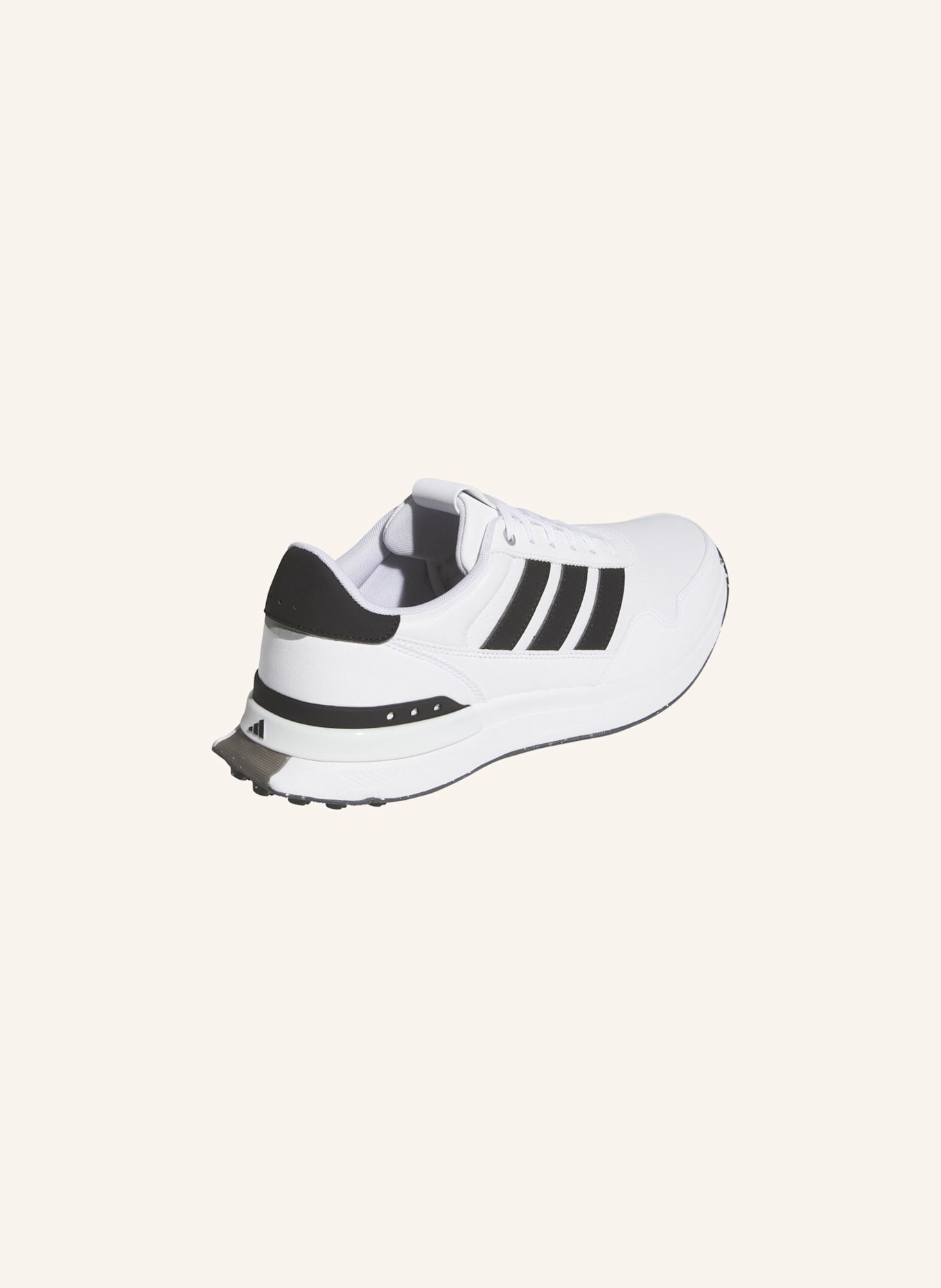 adidas S2G 26 LEATHER SPIKELESS GOLFSCHUH: WEISS/ SCHWARZ