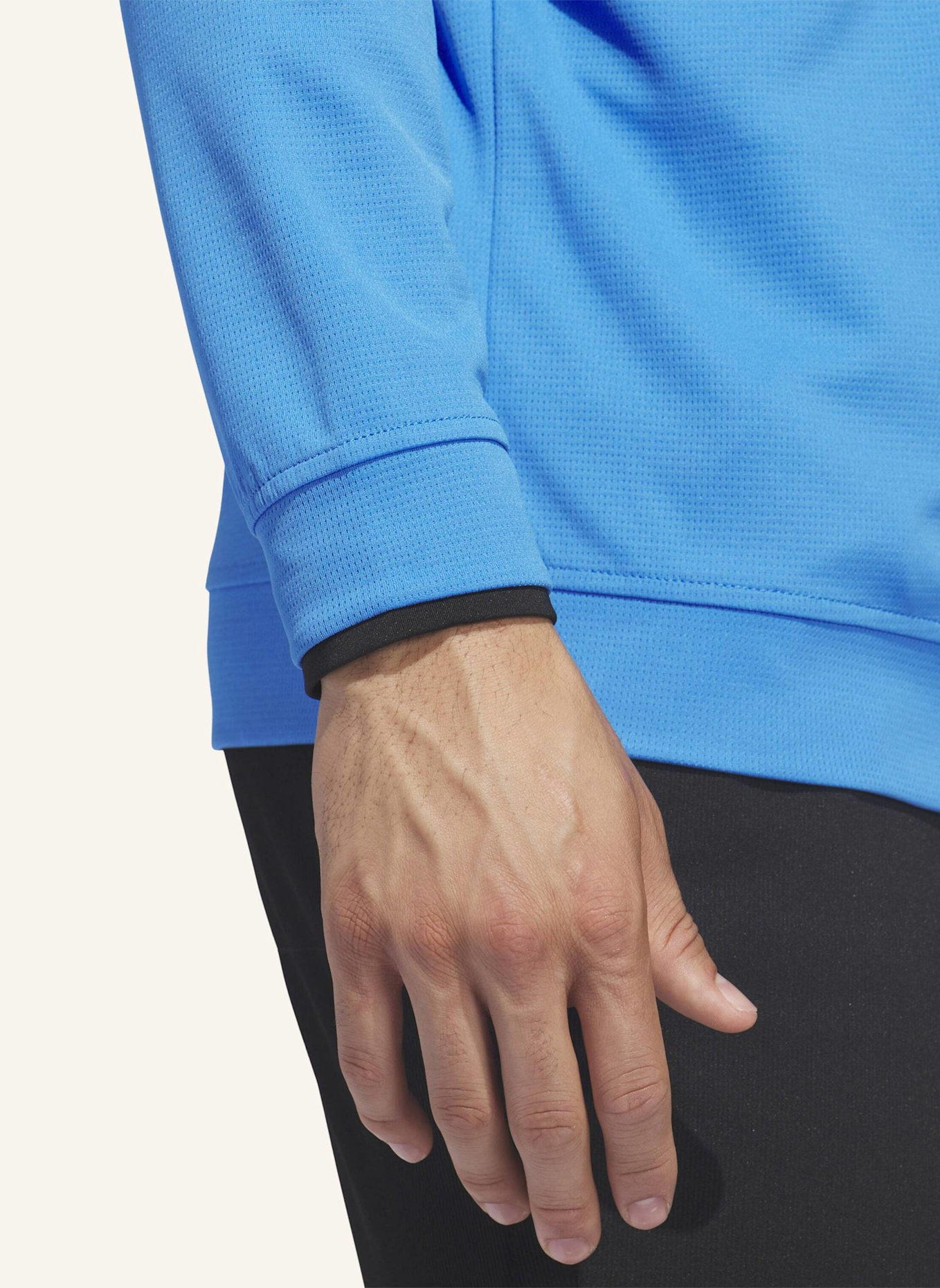 adidas LIGHTWEIGHT HALF-ZIP OBERTEIL: BLAU