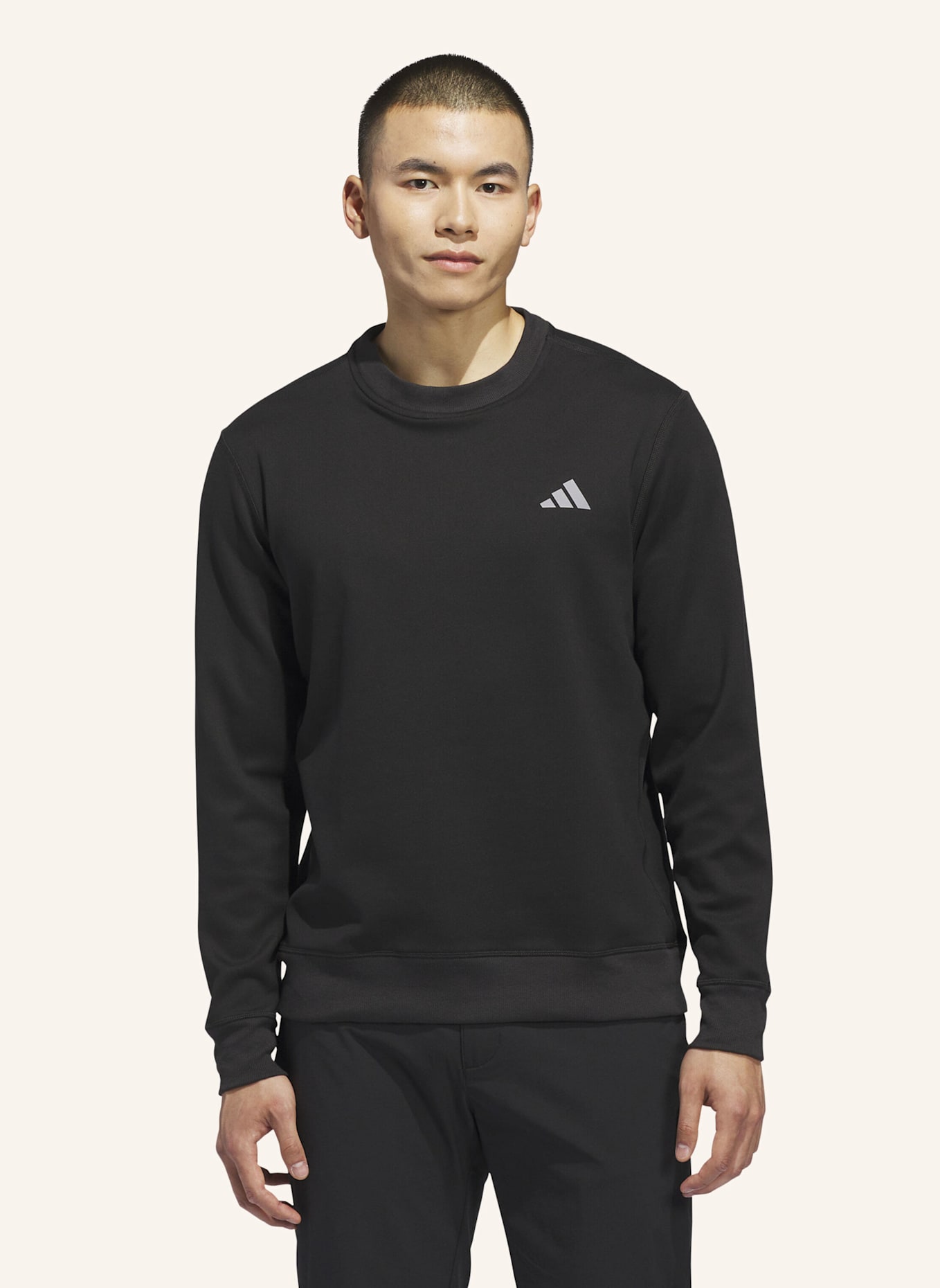 adidas ULTIMATE365 CLIMAWARM SWEATSHIRT, RUNDHALSAUSSCHNITT: SCHWARZ