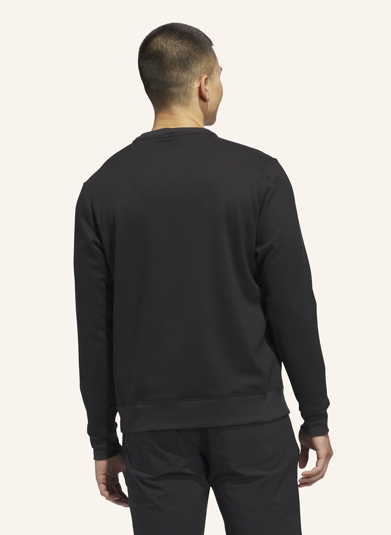 adidas ULTIMATE365 CLIMAWARM SWEATSHIRT, RUNDHALSAUSSCHNITT: SCHWARZ