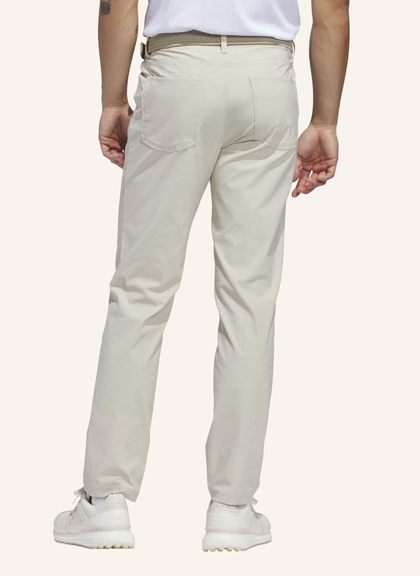 adidas MENS ULTIMATE365 5-POCKET HOSE: BEIGE