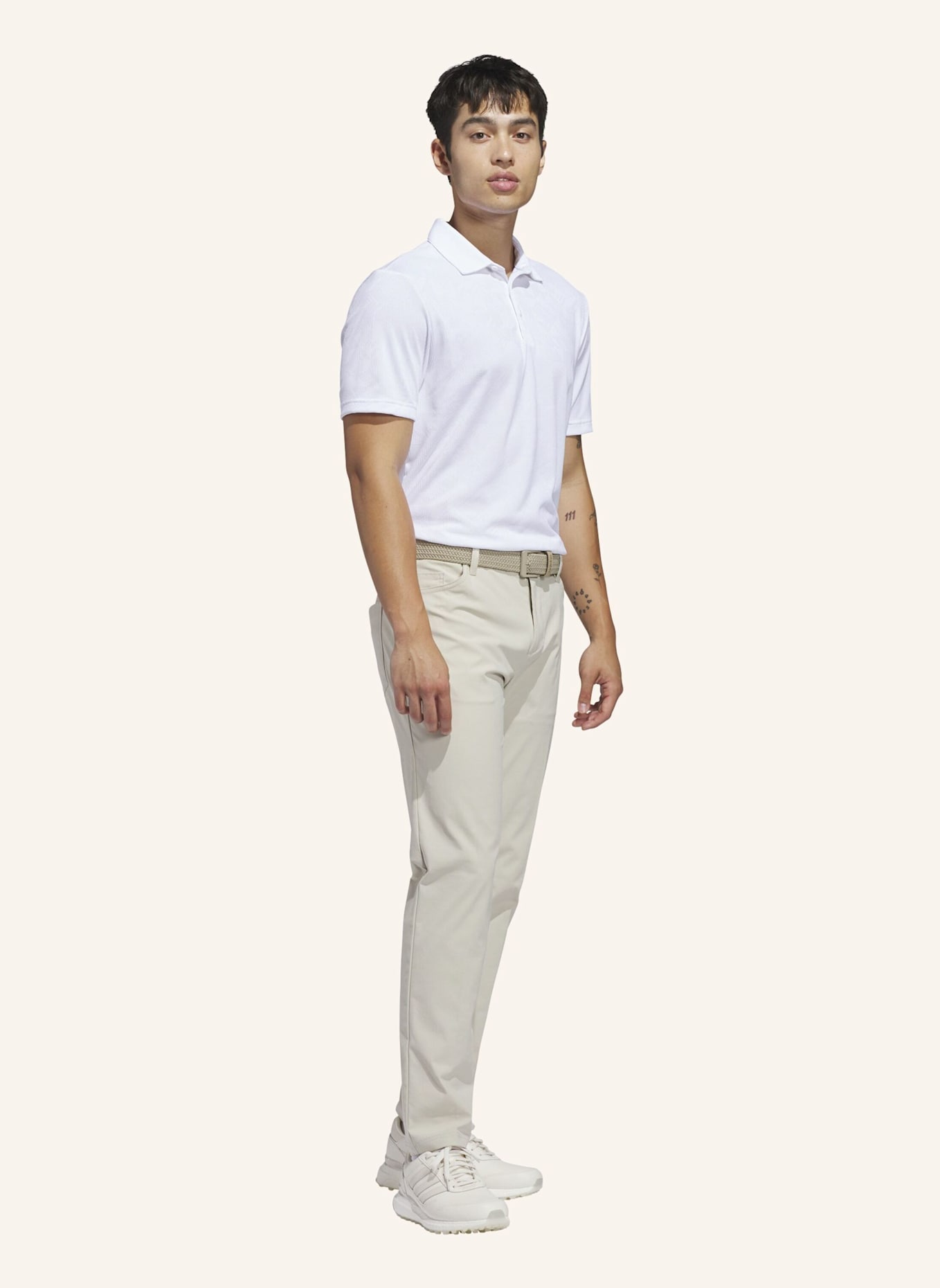 adidas MENS ULTIMATE365 5-POCKET HOSE: BEIGE