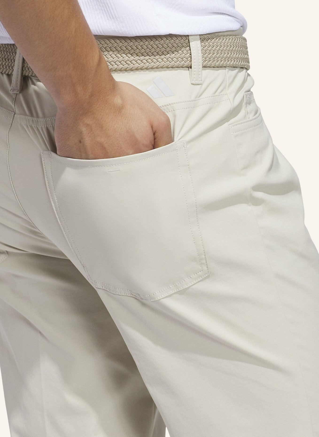 adidas MENS ULTIMATE365 5-POCKET HOSE: BEIGE