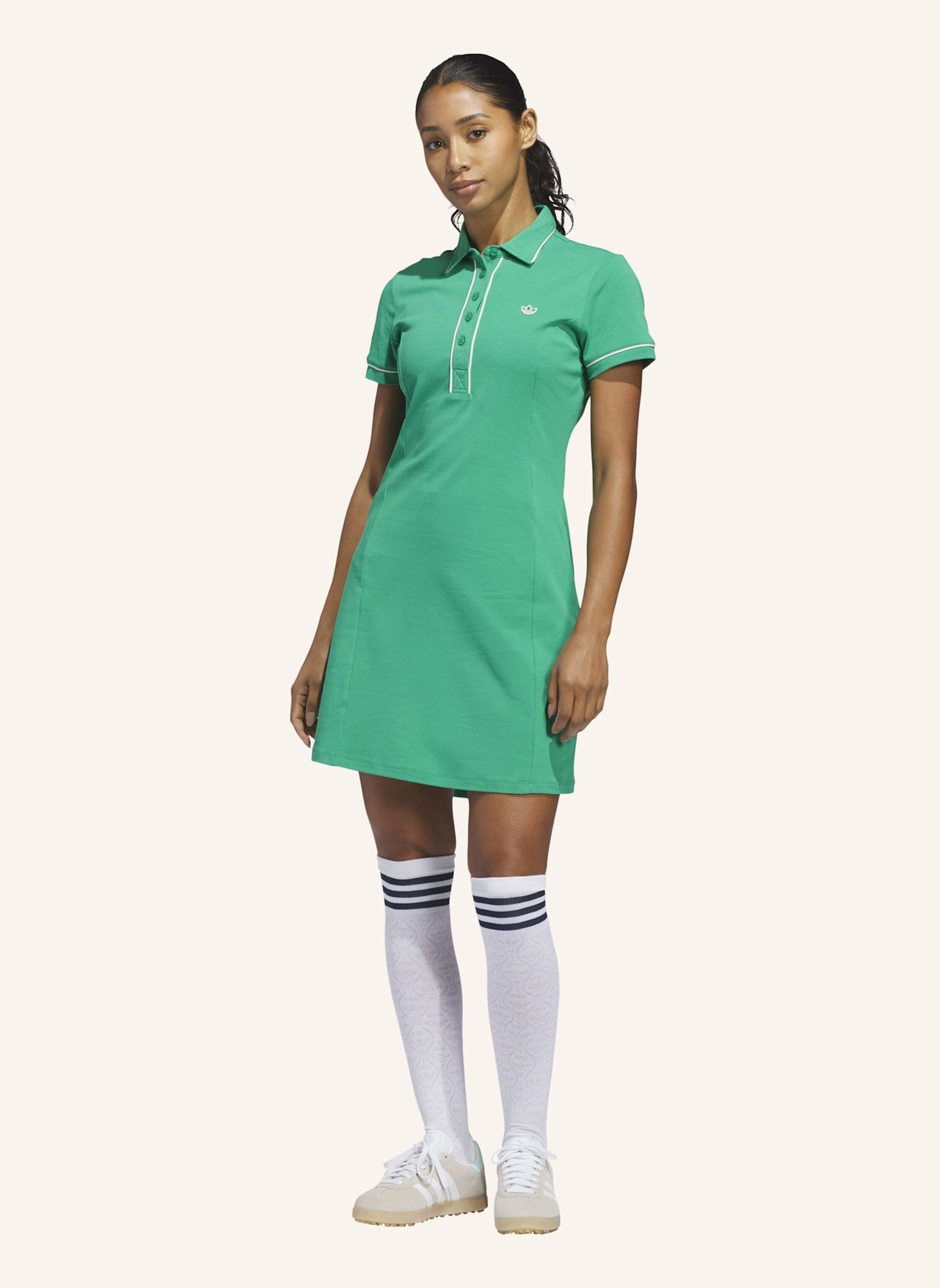 adidas Originals Piqué-Polokleid ORIGINALS: GRÜN