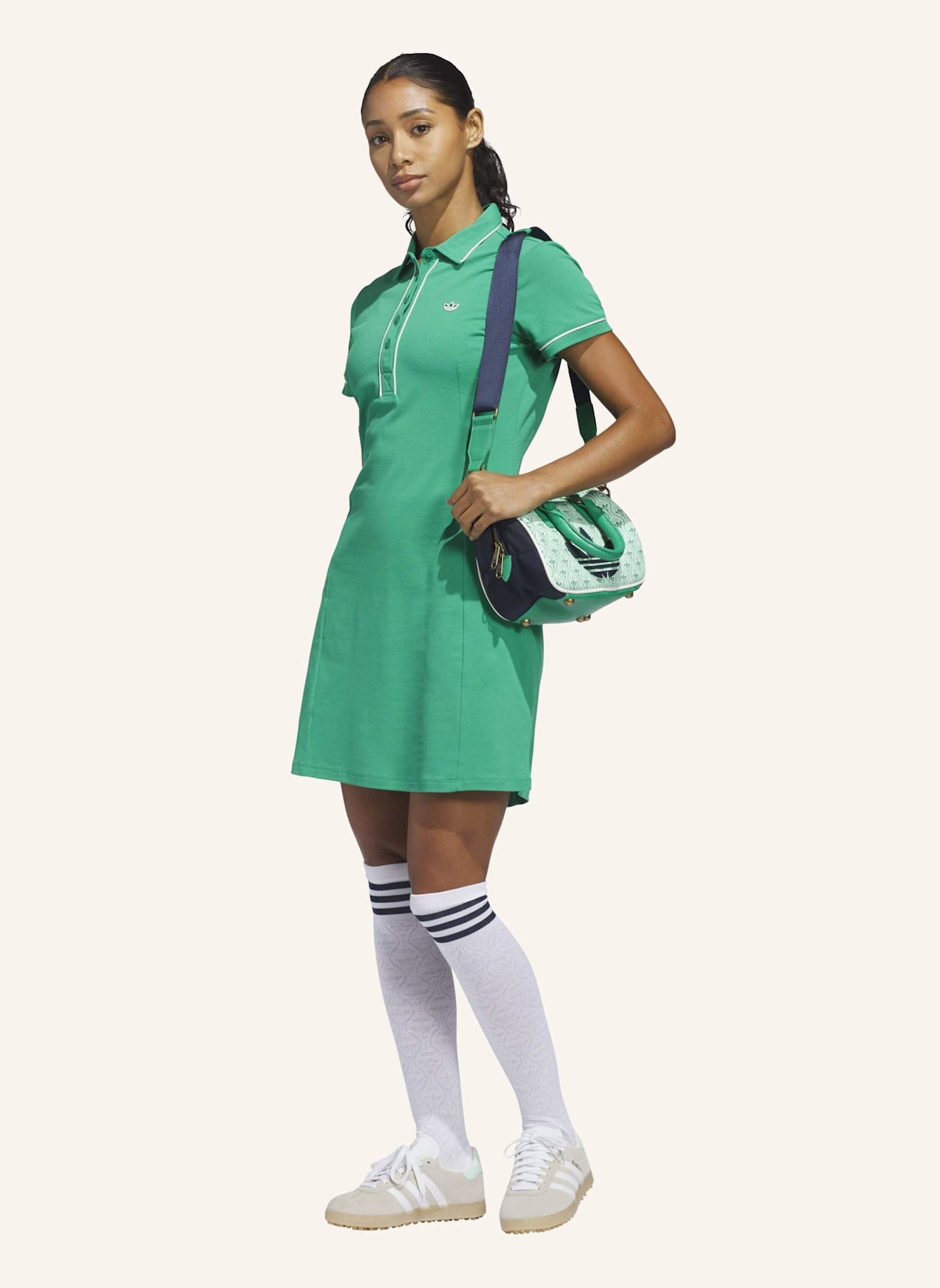 adidas Originals Piqué-Polokleid ORIGINALS: GRÜN