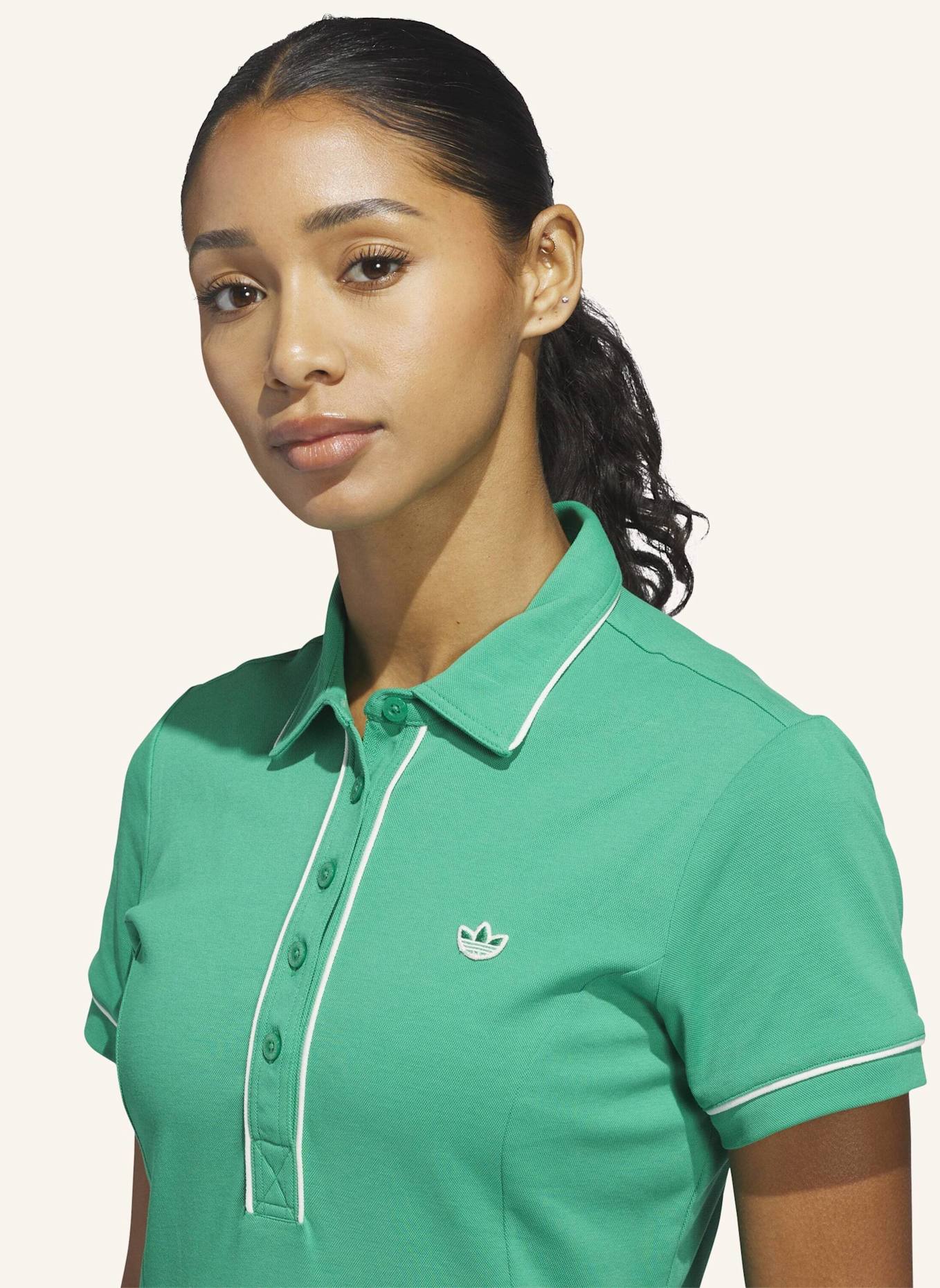 adidas Originals Piqué-Polokleid ORIGINALS: GRÜN