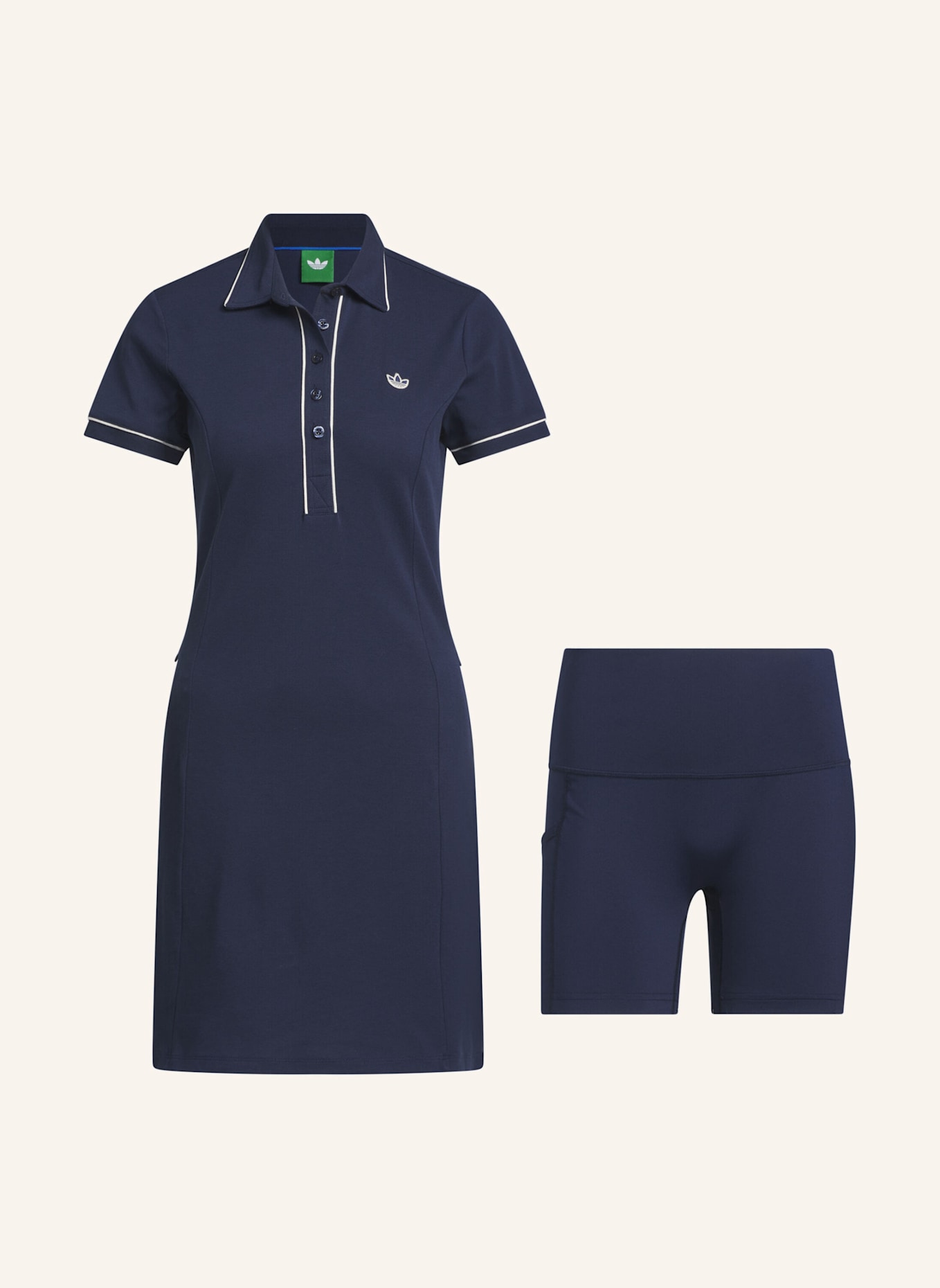 adidas Originals Piqué-Polokleid ORIGINALS: BLAU