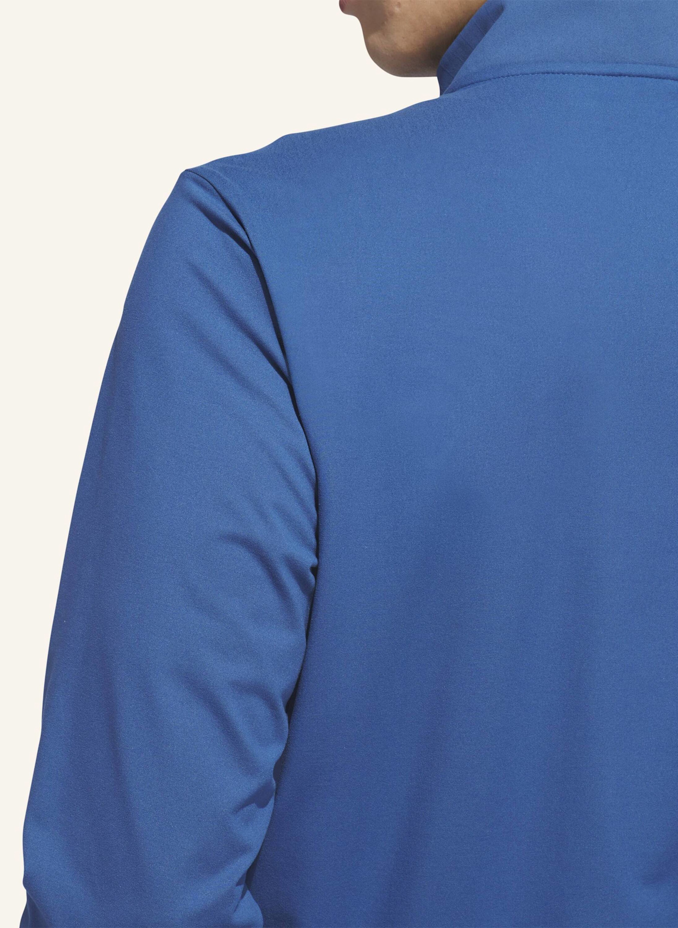 adidas ULTIMATE365 TOUR QUARTER-ZIP PULLOVER: BLAU