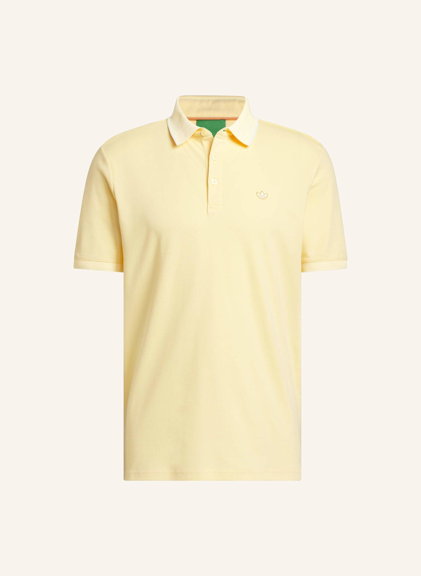 adidas ORIGINALS TWISTKNIT TREFOIL POLOSHIRT: ORANGE