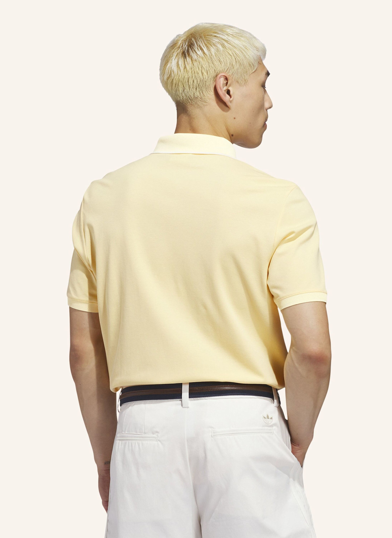 adidas ORIGINALS TWISTKNIT TREFOIL POLOSHIRT: ORANGE