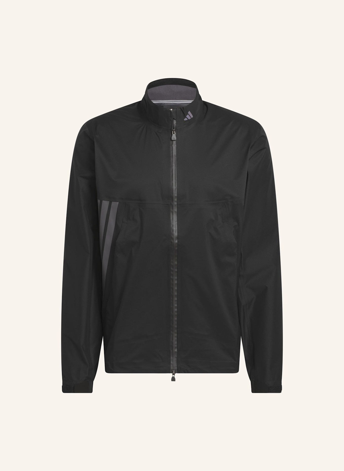 adidas ULTIMATE365 TOUR CLIMAPROOF+ JACKE MIT DURCHGEHENDEM REISSVERSCHLUSS: SCHWARZ