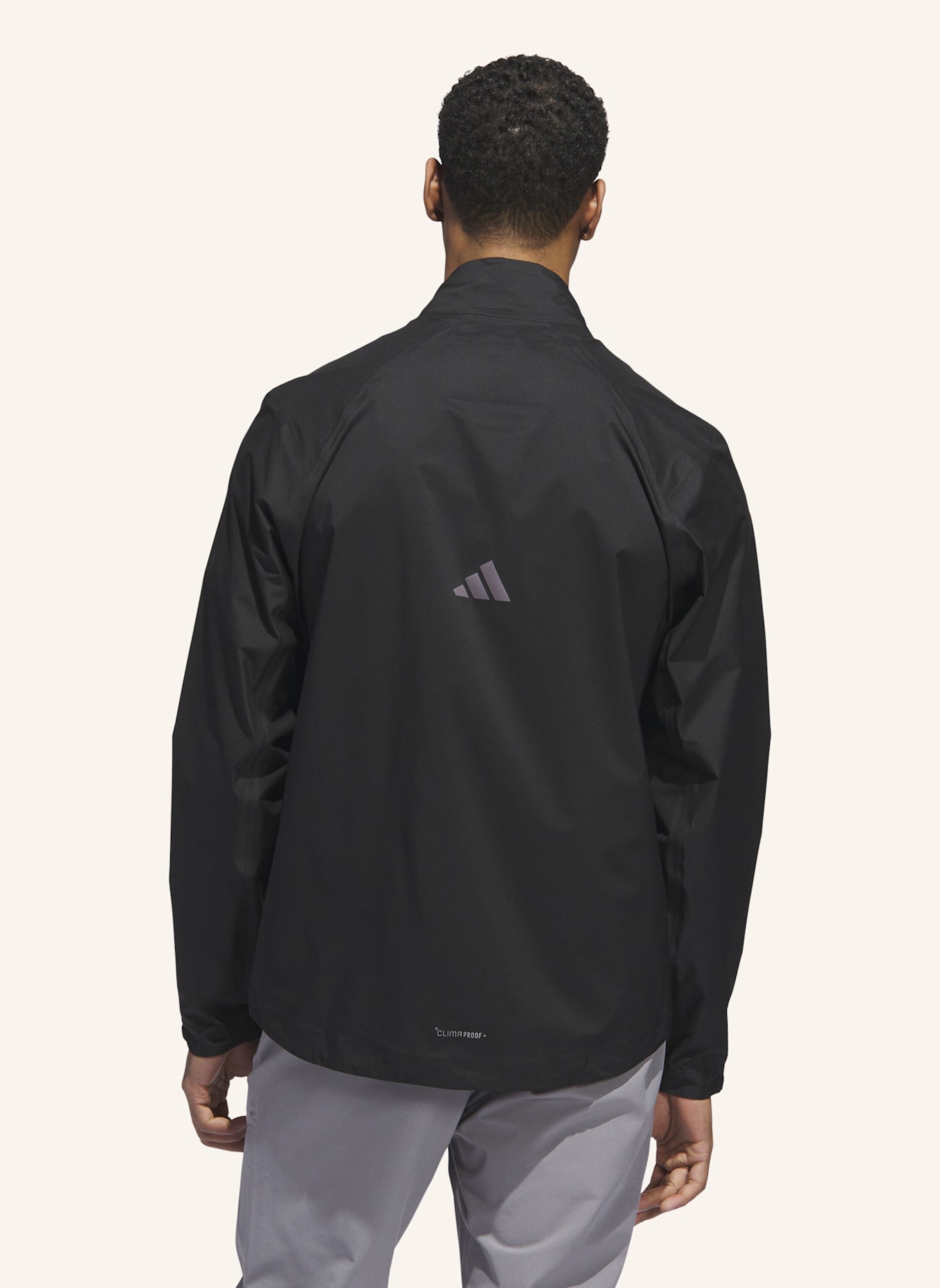 adidas ULTIMATE365 TOUR CLIMAPROOF+ JACKE MIT DURCHGEHENDEM REISSVERSCHLUSS: SCHWARZ