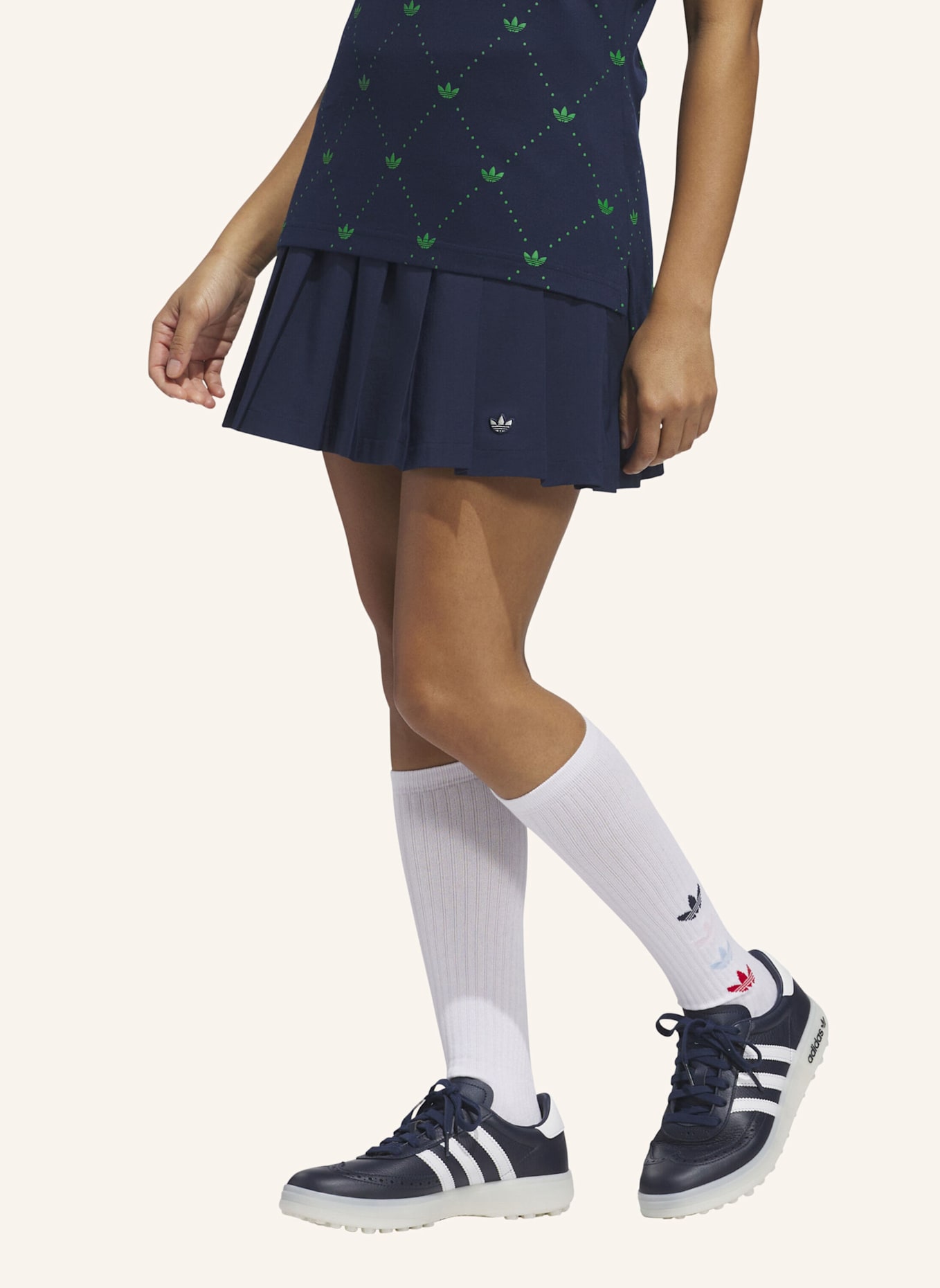 adidas Originals Golfrock ORIGINALS PLEATED: BLAU