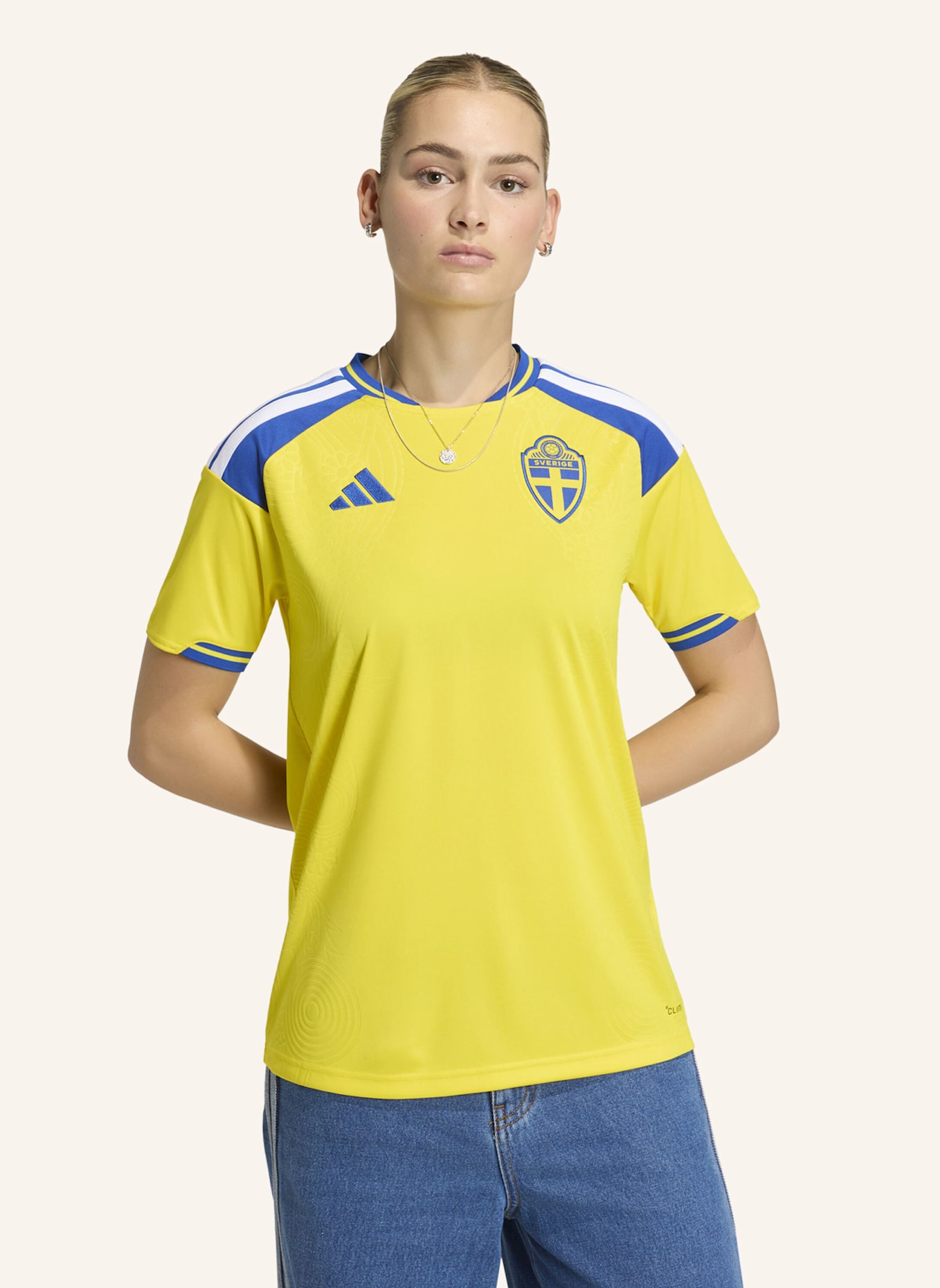 adidas SCHWEDEN 26 HEIMTRIKOT: GELB