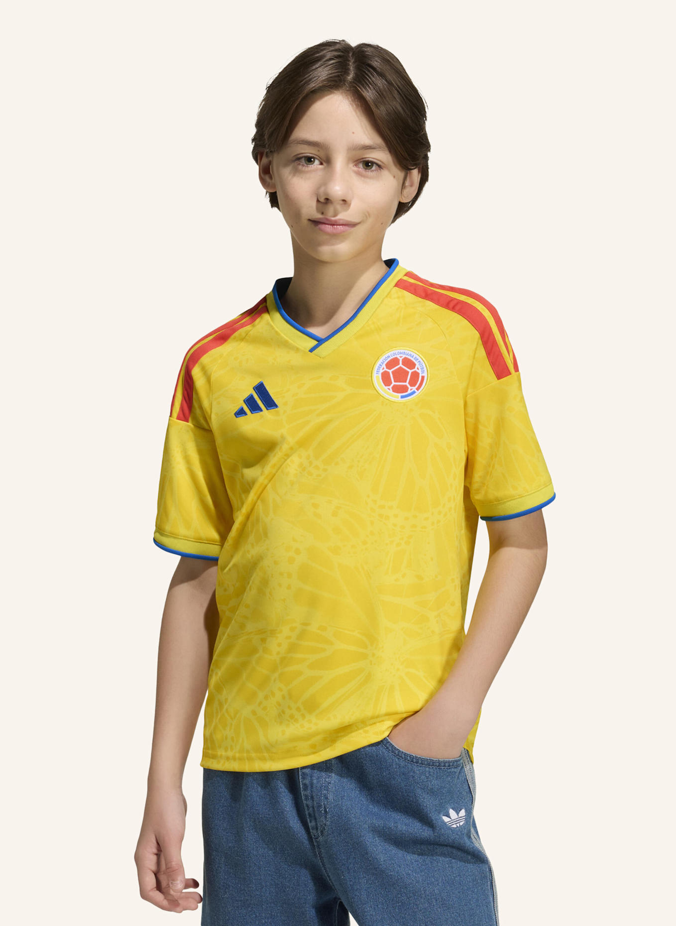 adidas KOLUMBIEN 26 KIDS HEIMTRIKOT: GELB