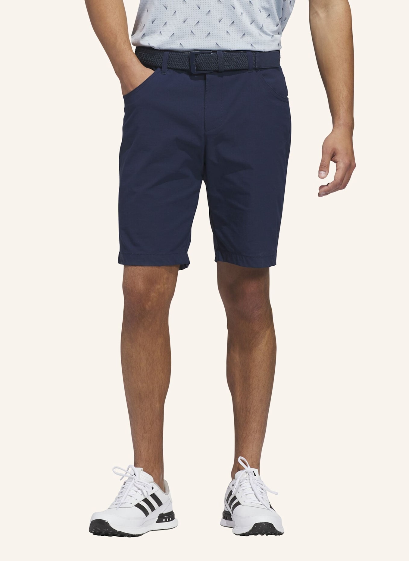 adidas ULTIMATE365 5-POCKET GOLF SHORTS: BLAU