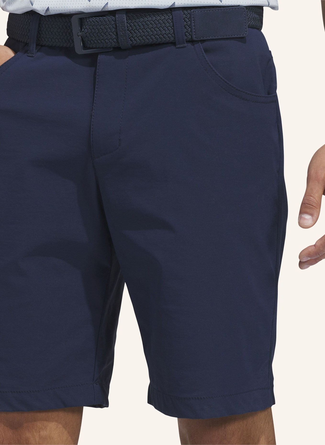 adidas ULTIMATE365 5-POCKET GOLF SHORTS: BLAU