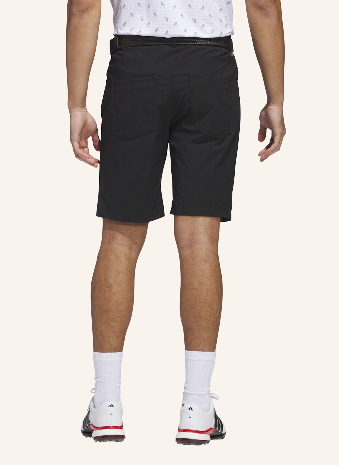 adidas ULTIMATE365 5-POCKET GOLF SHORTS: SCHWARZ