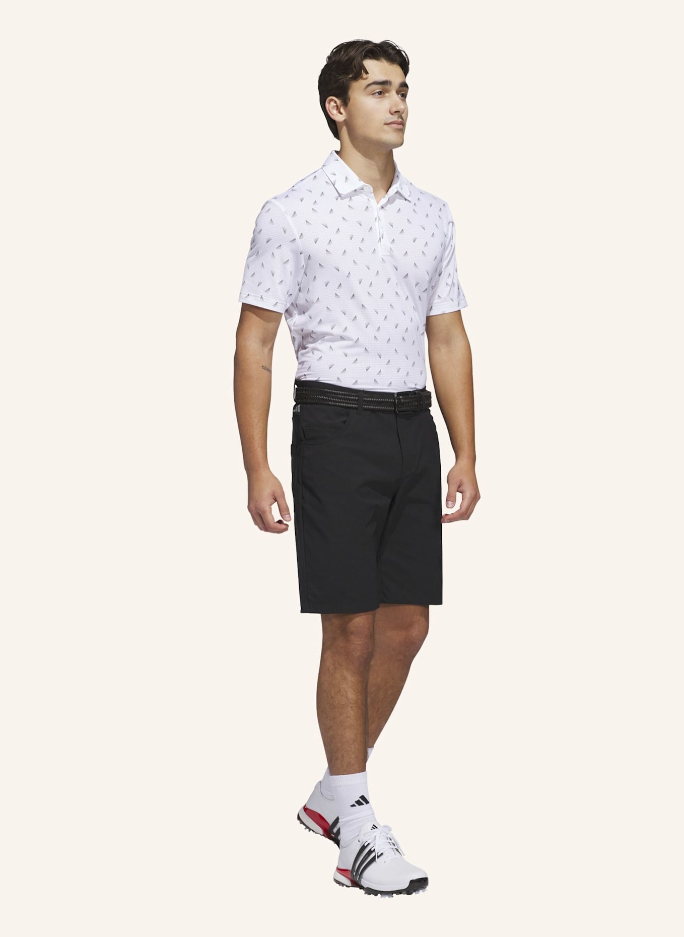 adidas ULTIMATE365 5-POCKET GOLF SHORTS: SCHWARZ
