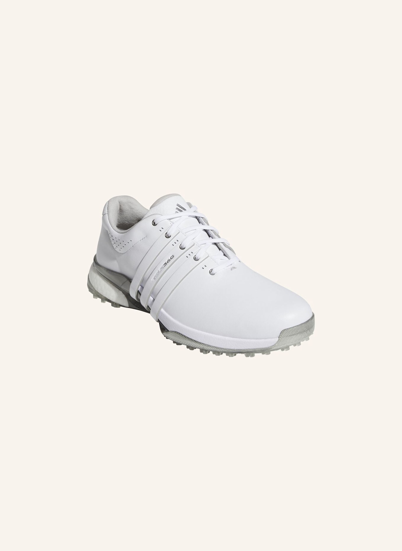 adidas TOUR360 25 SPIKELESS GOLFSCHUH: WEISS