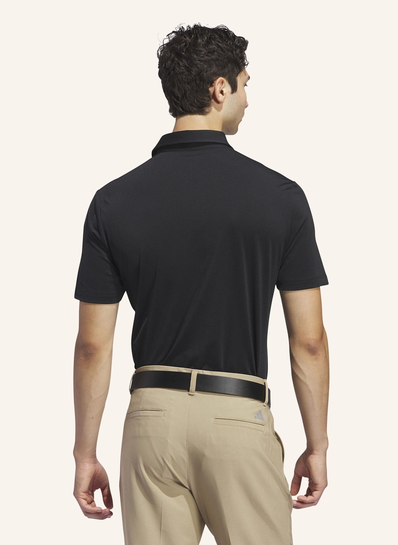 adidas ULTIMATE365 SOLID POLOSHIRT: SCHWARZ