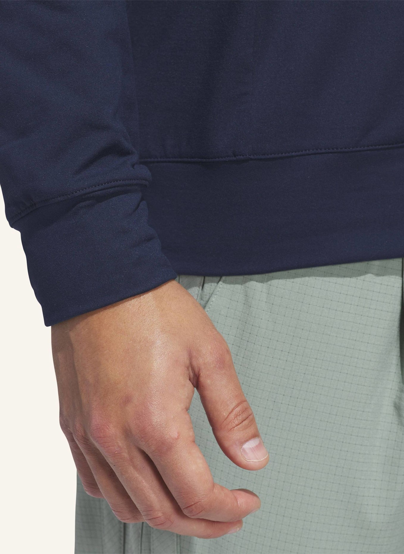 adidas ULTIMATE365 TOUR QUARTER-ZIP PULLOVER: BLAU