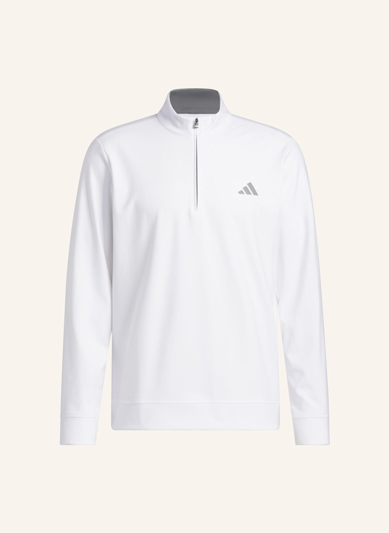 adidas ULTIMATE365 CLASSIC QUARTER-ZIP: WEISS