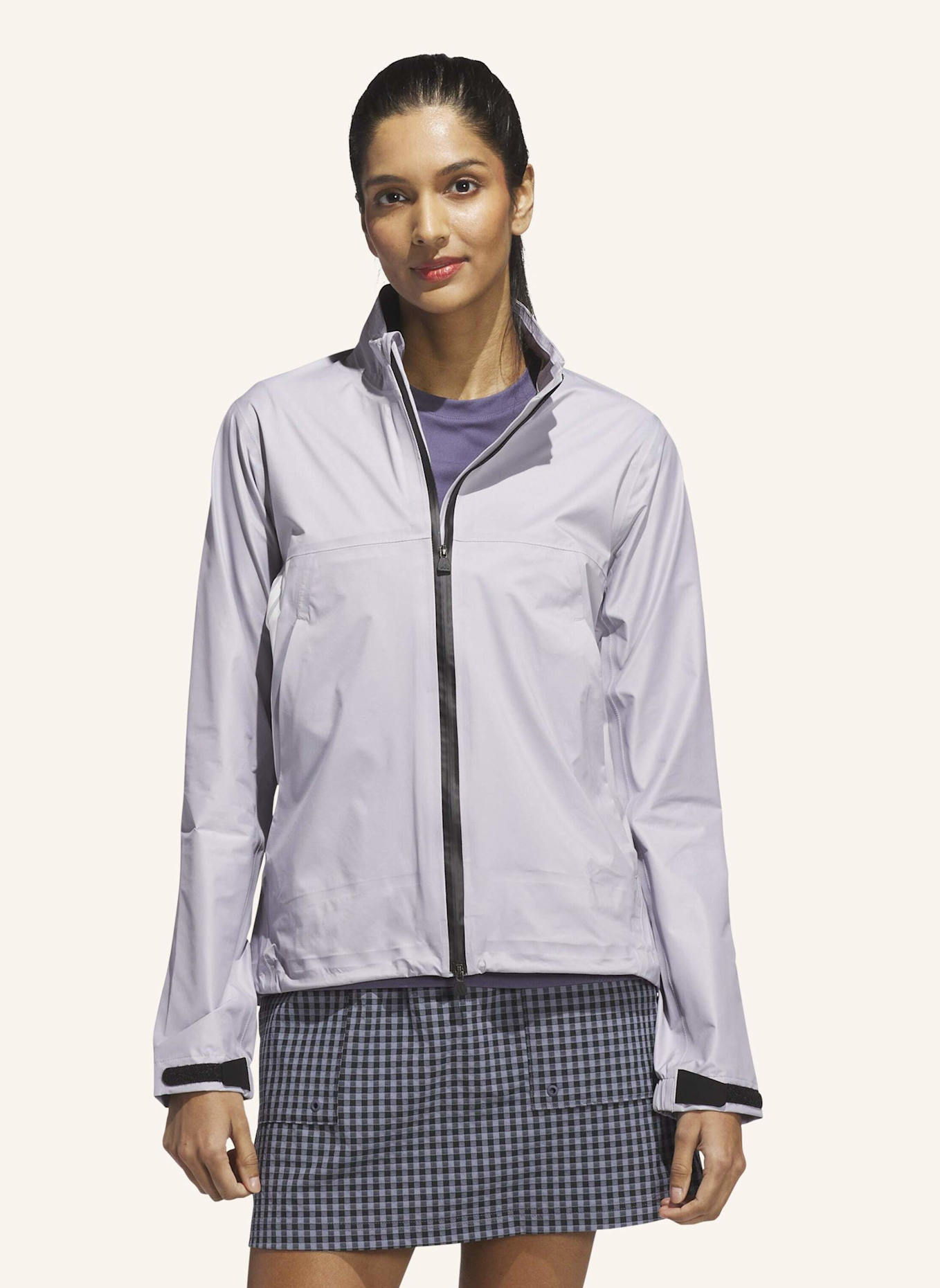 adidas ULTIMATE365 TOUR CLIMAPROOF+ JACKE MIT DURCHGEHENDEM REISSVERSCHLUSS: GRAU