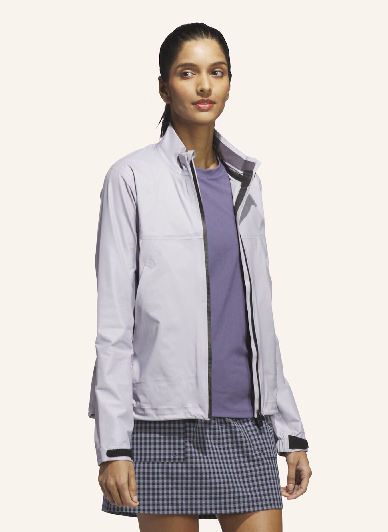 adidas ULTIMATE365 TOUR CLIMAPROOF+ JACKE MIT DURCHGEHENDEM REISSVERSCHLUSS: GRAU