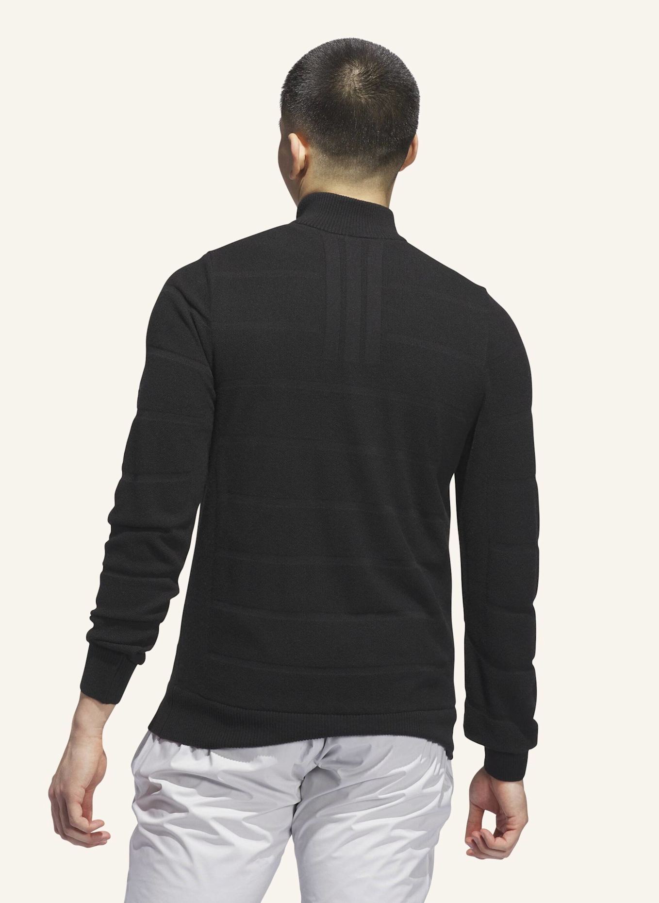 adidas ULTIMATE365 TOUR WIND KNIT QUARTER-ZIP.: SCHWARZ