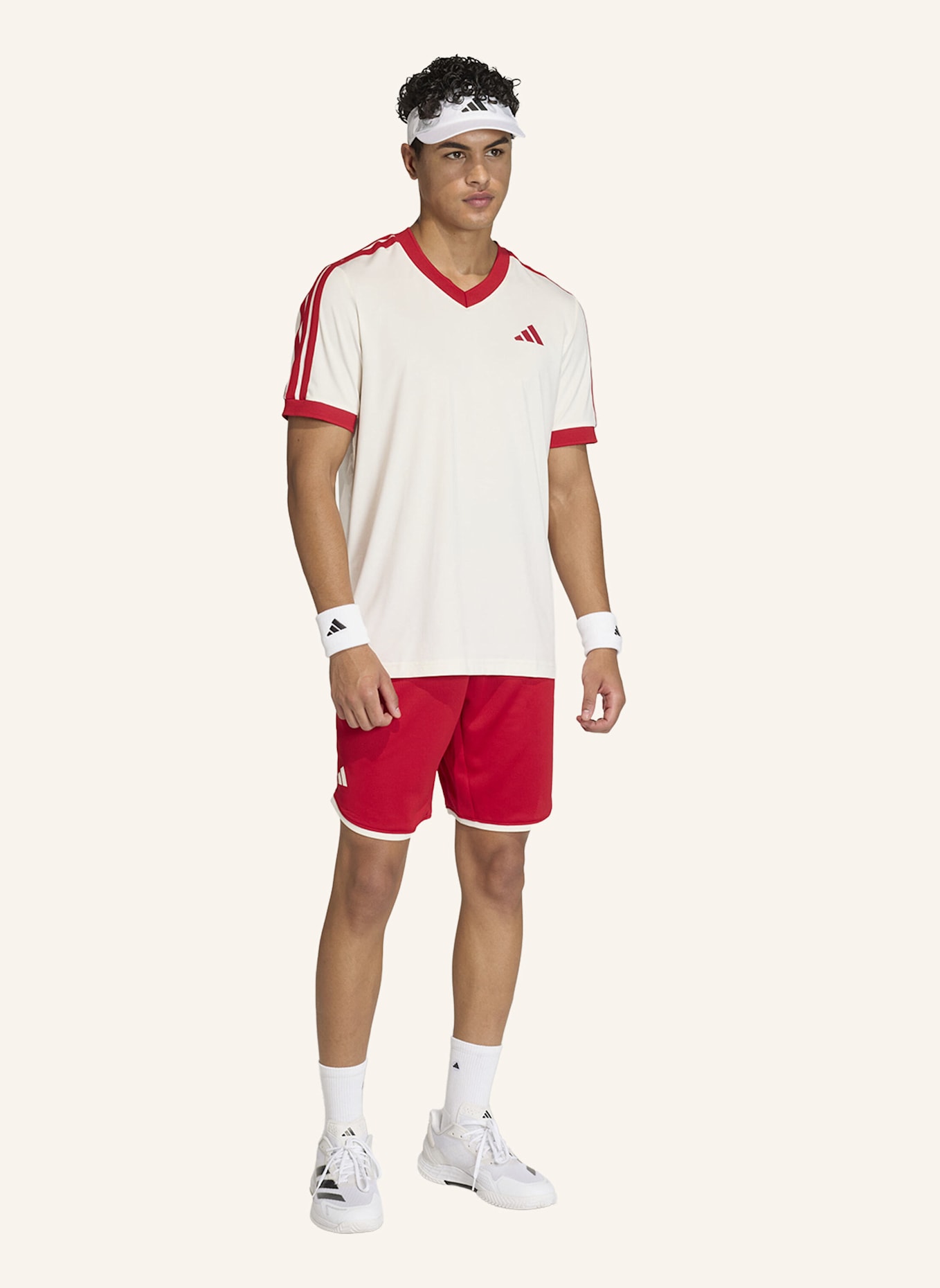 adidas TENNIS CLASSICS T-SHIRT: WEISS