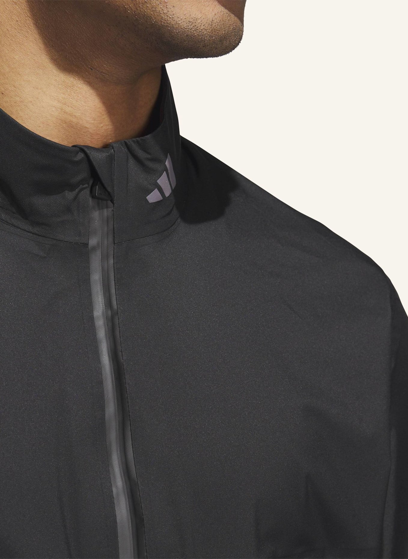 adidas ULTIMATE365 TOUR CLIMAPROOF+ JACKE MIT DURCHGEHENDEM REISSVERSCHLUSS: SCHWARZ