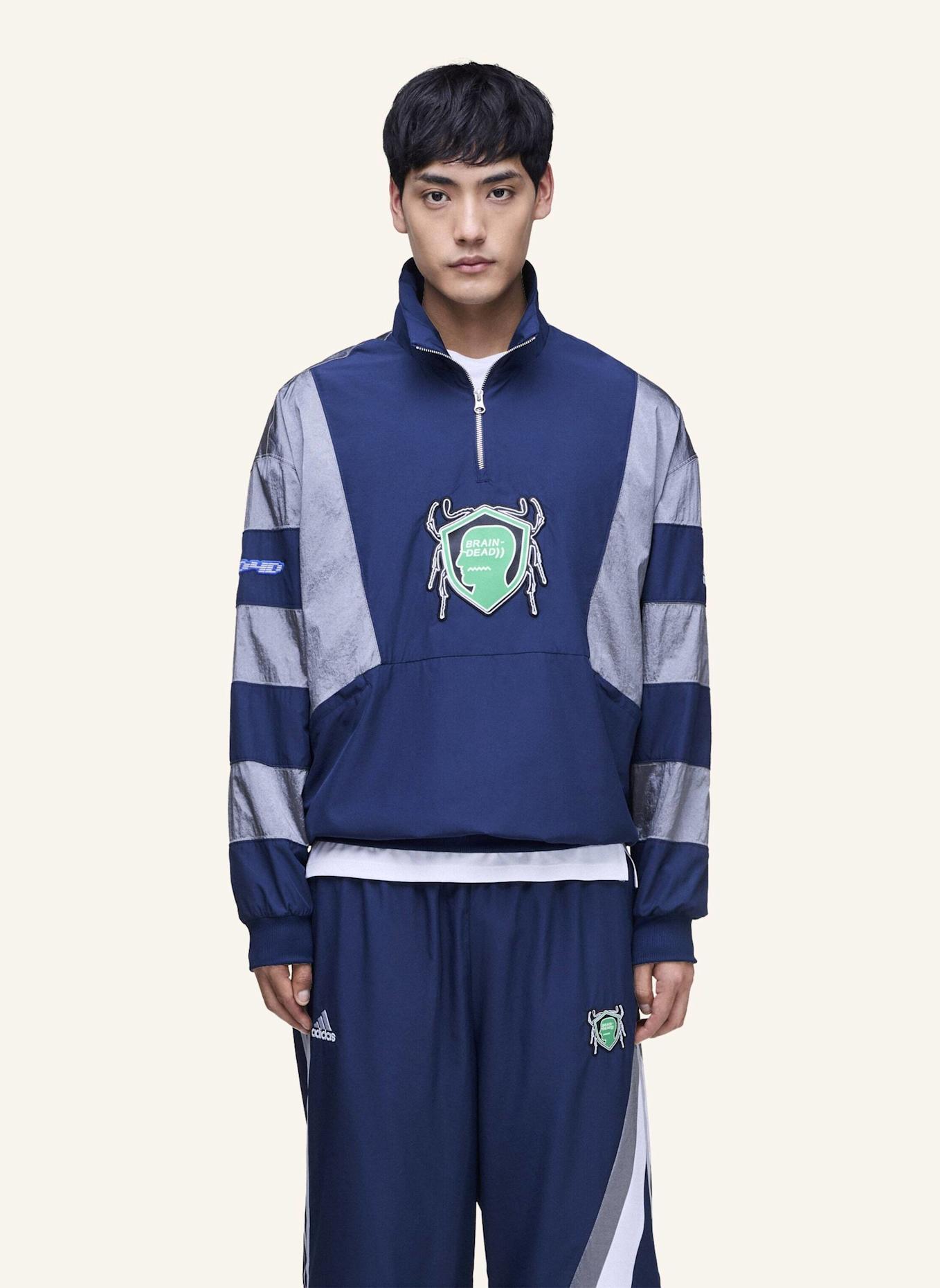 adidas Originals BRAIN DEAD ORIGINALS TRACK TOP: BLAU
