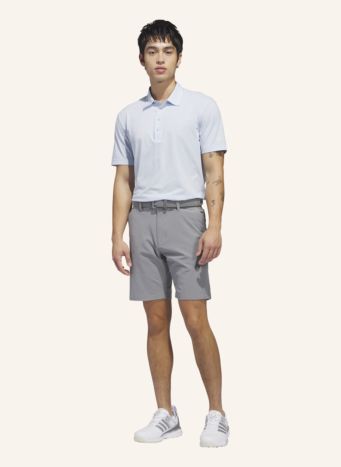 adidas ULTIMATE365 8,5-ZOLL GOLFSHORTS: GRAU