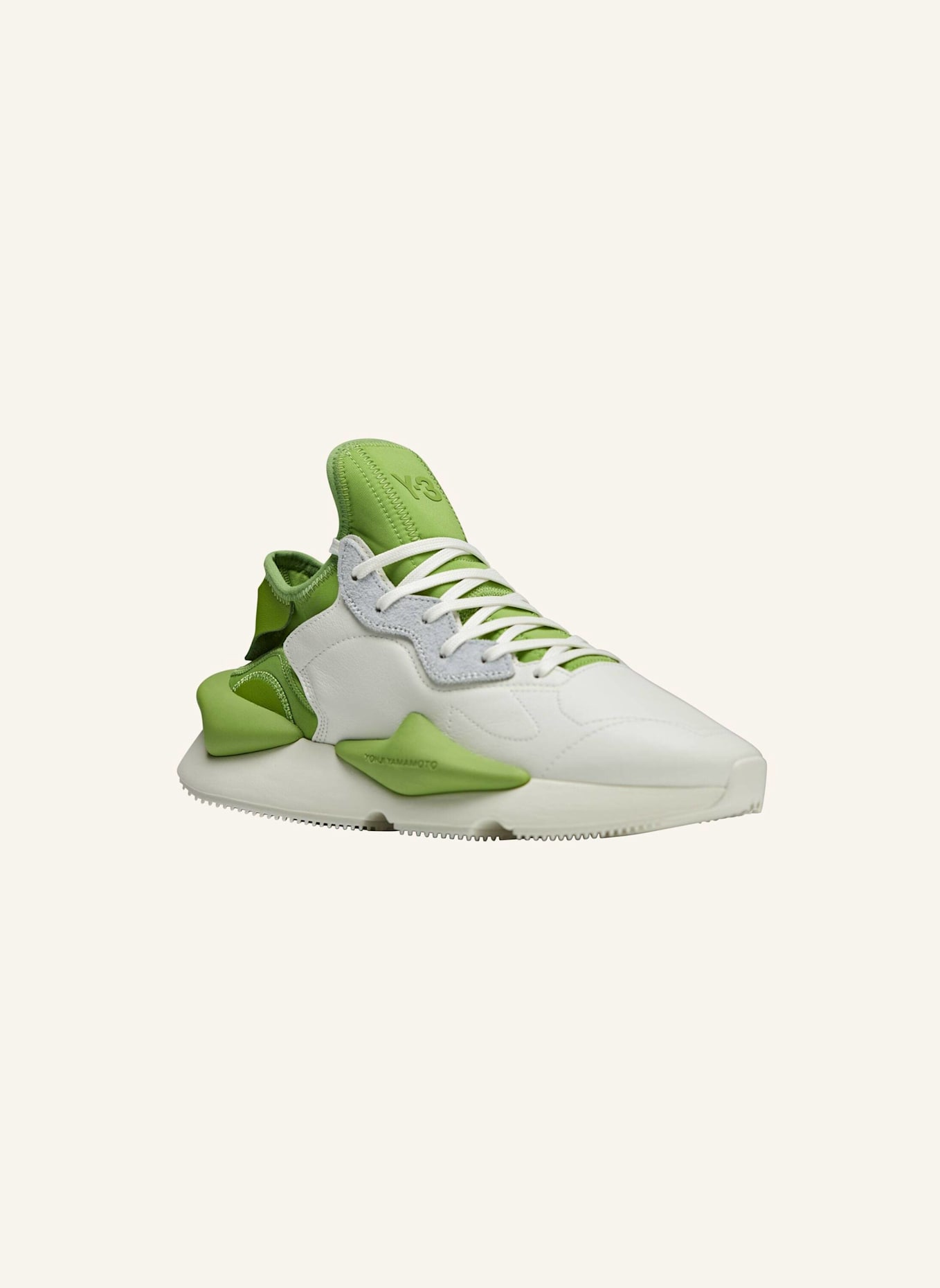 Y-3 Y-3 KAIWA: WEISS/ GRÜN/ GRAU