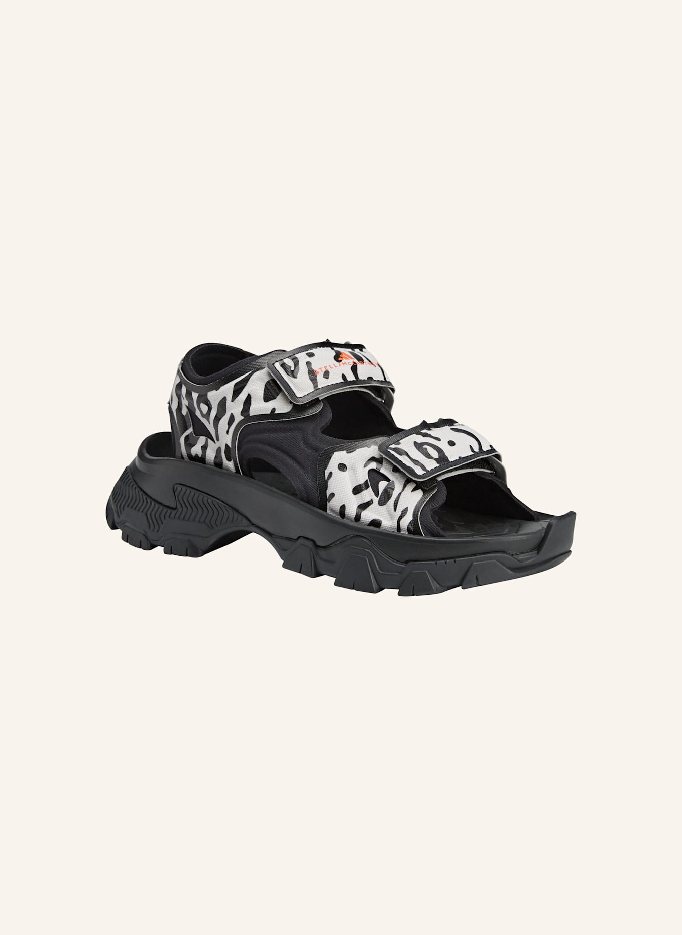 adidas by Stella McCartney ADIDAS BY STELLA MCCARTNEY HIKA OUTDOOR SANDALE: WEISS/ SCHWARZ