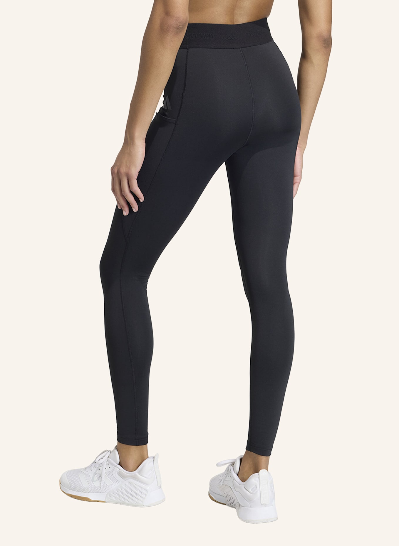 adidas ADIDAS TECHFIT COLD.RDY FULL-LENGTH LEGGINGS: SCHWARZ