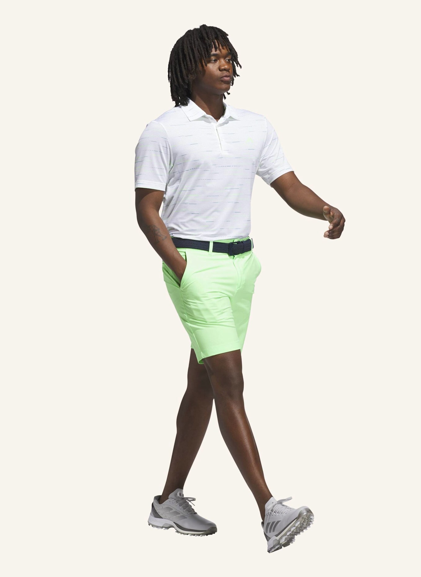 adidas ULTIMATE365 8,5-ZOLL GOLFSHORTS: NEONGRÜN