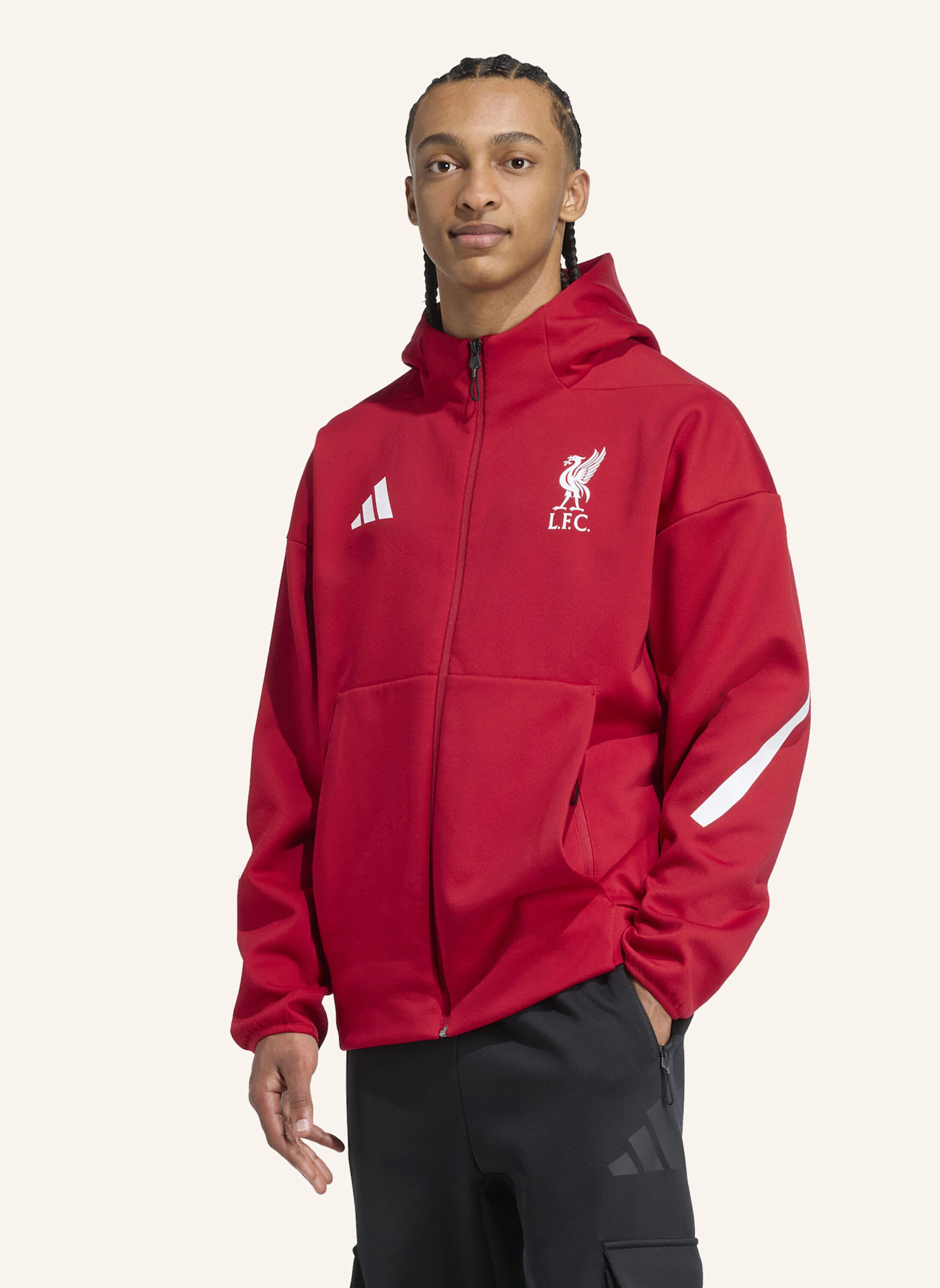 adidas Originals FC LIVERPOOL ADIDAS Z.N.E. ANTHEM JACKE: ROT