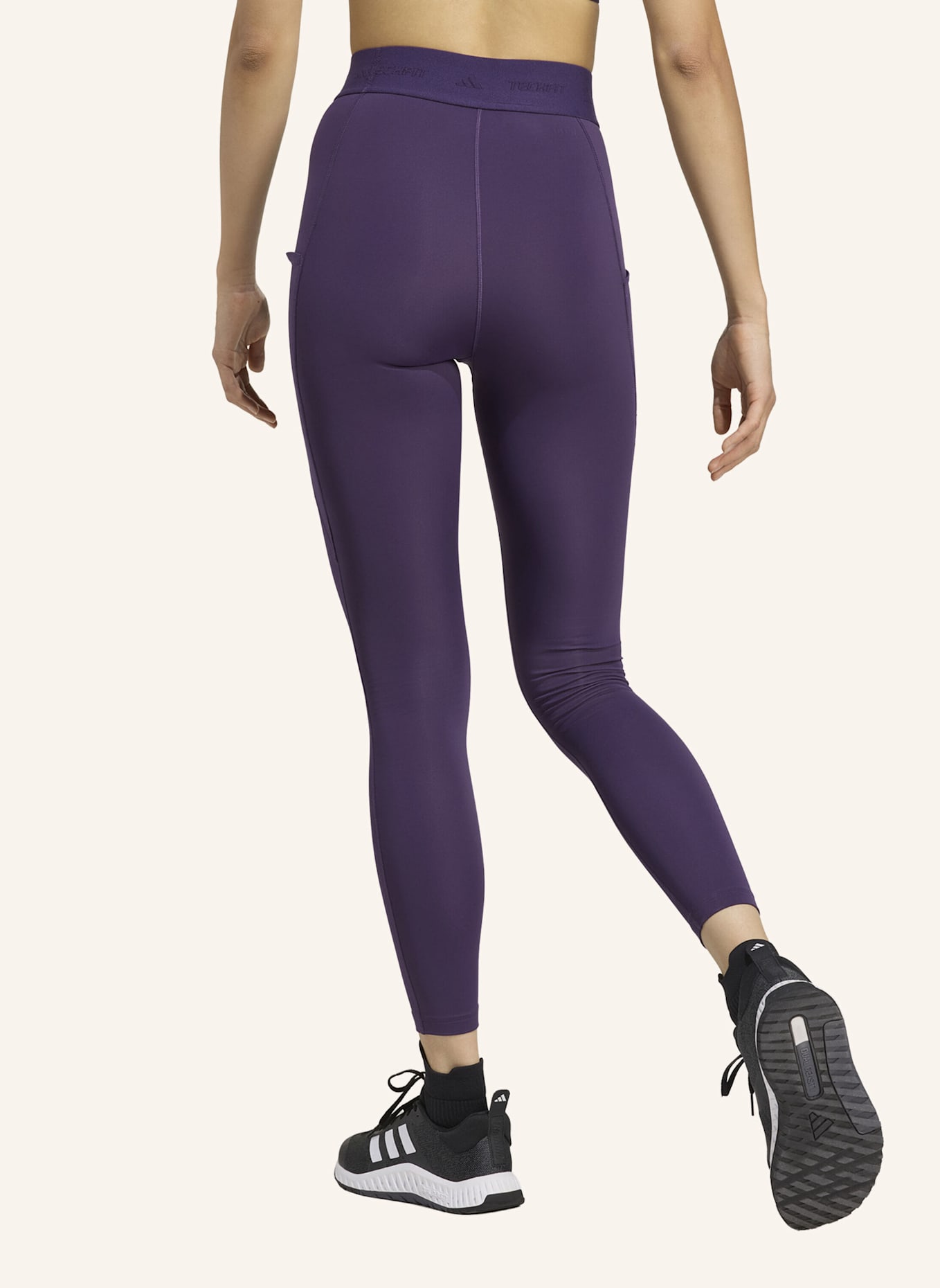 adidas ADIDAS TECHFIT COLD.RDY FULL-LENGTH LEGGINGS: LILA