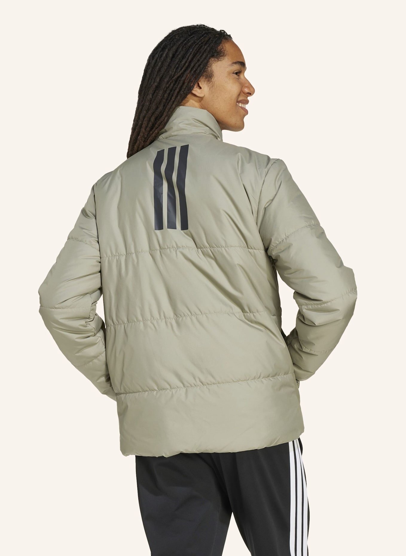 adidas BSC CLIMAWARM 3-STRIPES ISOLATIONSJACKE: SILBER