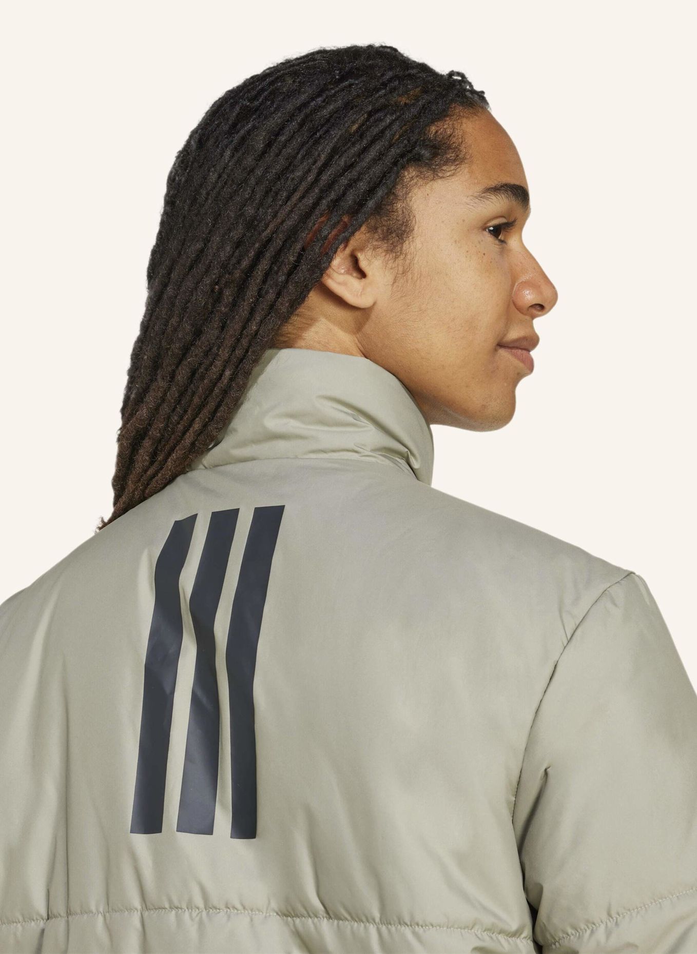adidas BSC CLIMAWARM 3-STRIPES ISOLATIONSJACKE: SILBER
