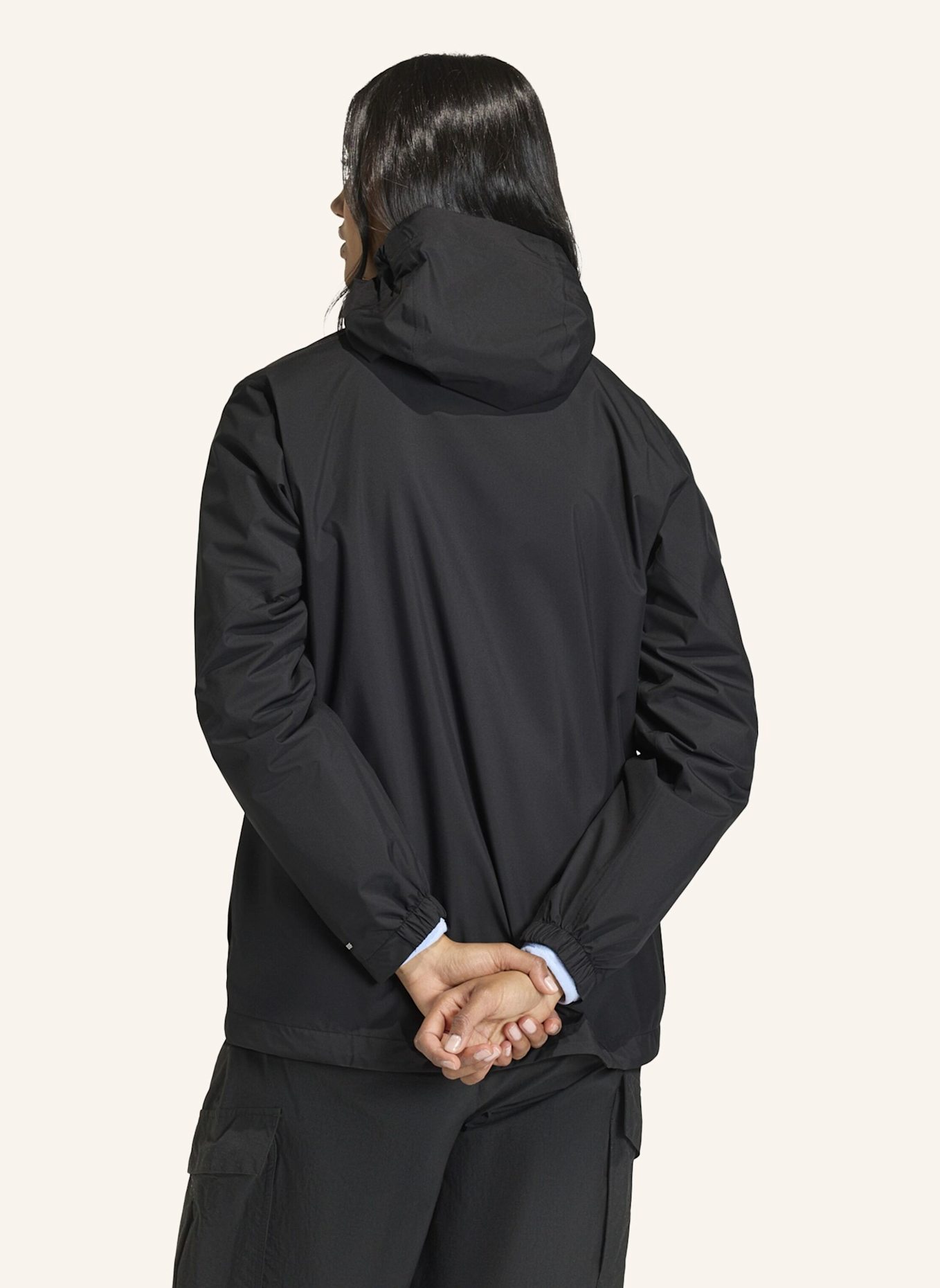 adidas TERREX TERREX MULTI 2.5 LAYER CLIMAPROOF REGENJACKE: SCHWARZ