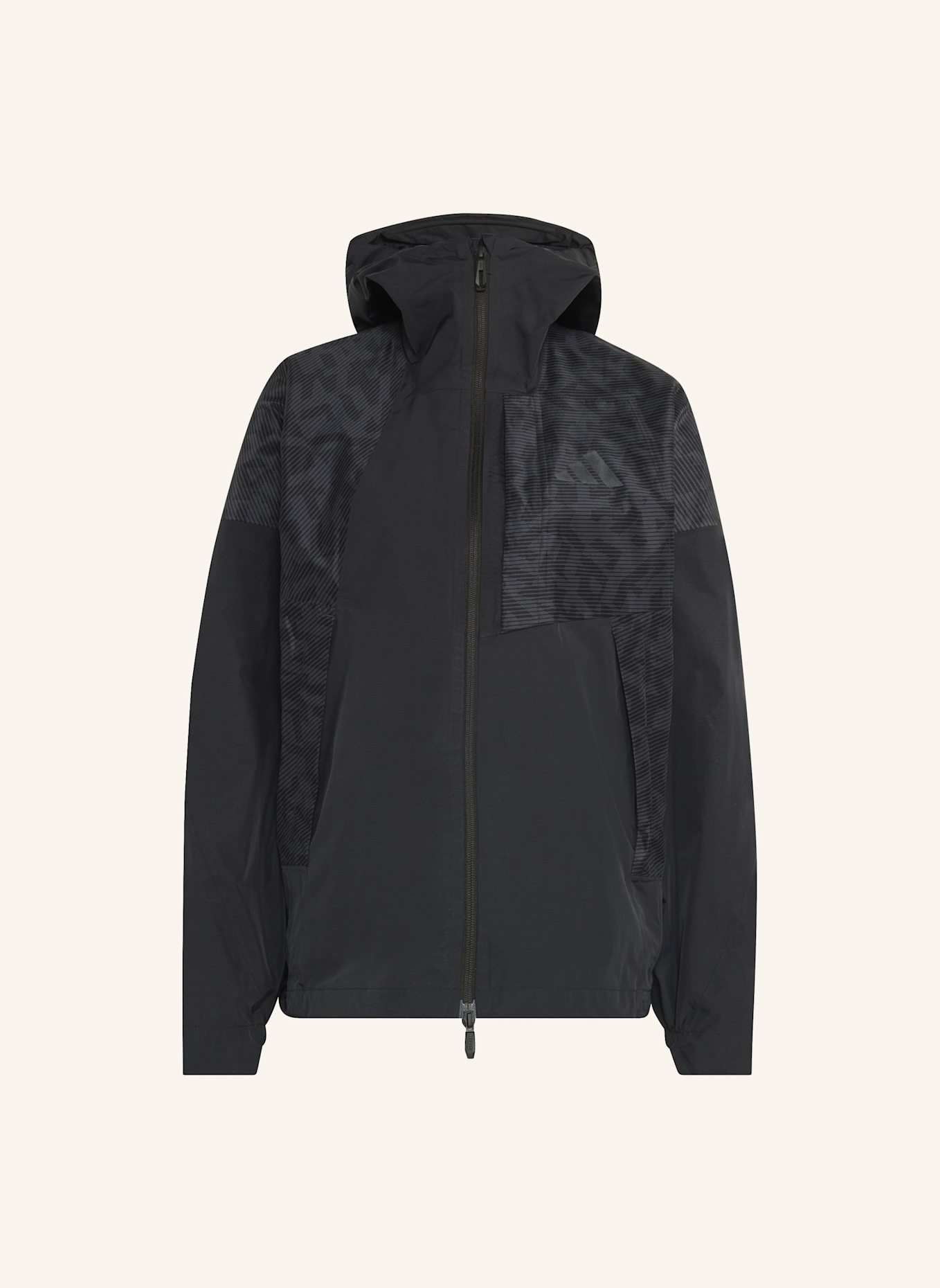 adidas TERREX TERREX XPERIOR 2.5 LAYER HYBRID PRIMEKNIT CLIMAPROOF JACKE: SCHWARZ