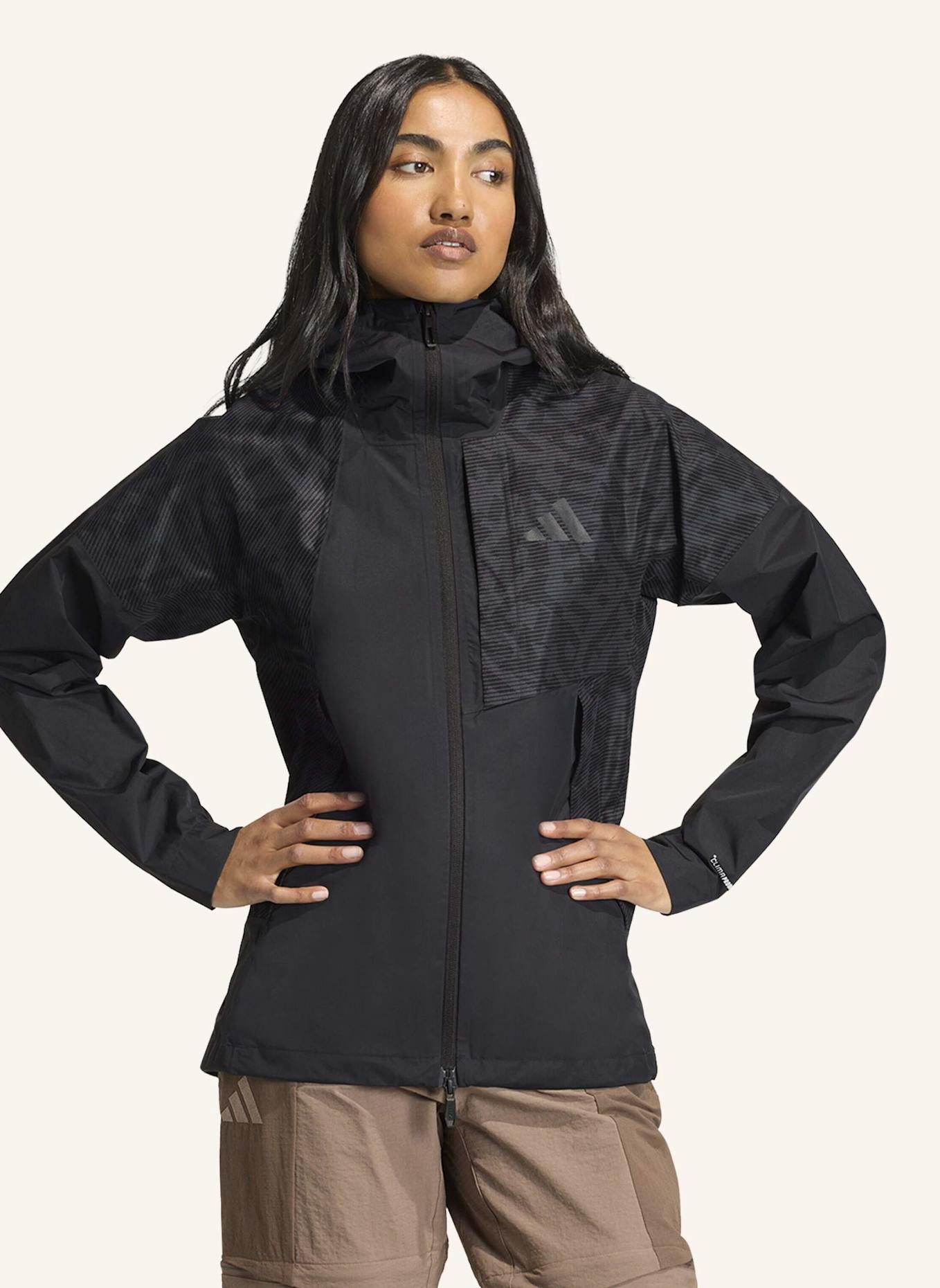 adidas TERREX TERREX XPERIOR 2.5 LAYER HYBRID PRIMEKNIT CLIMAPROOF JACKE: SCHWARZ