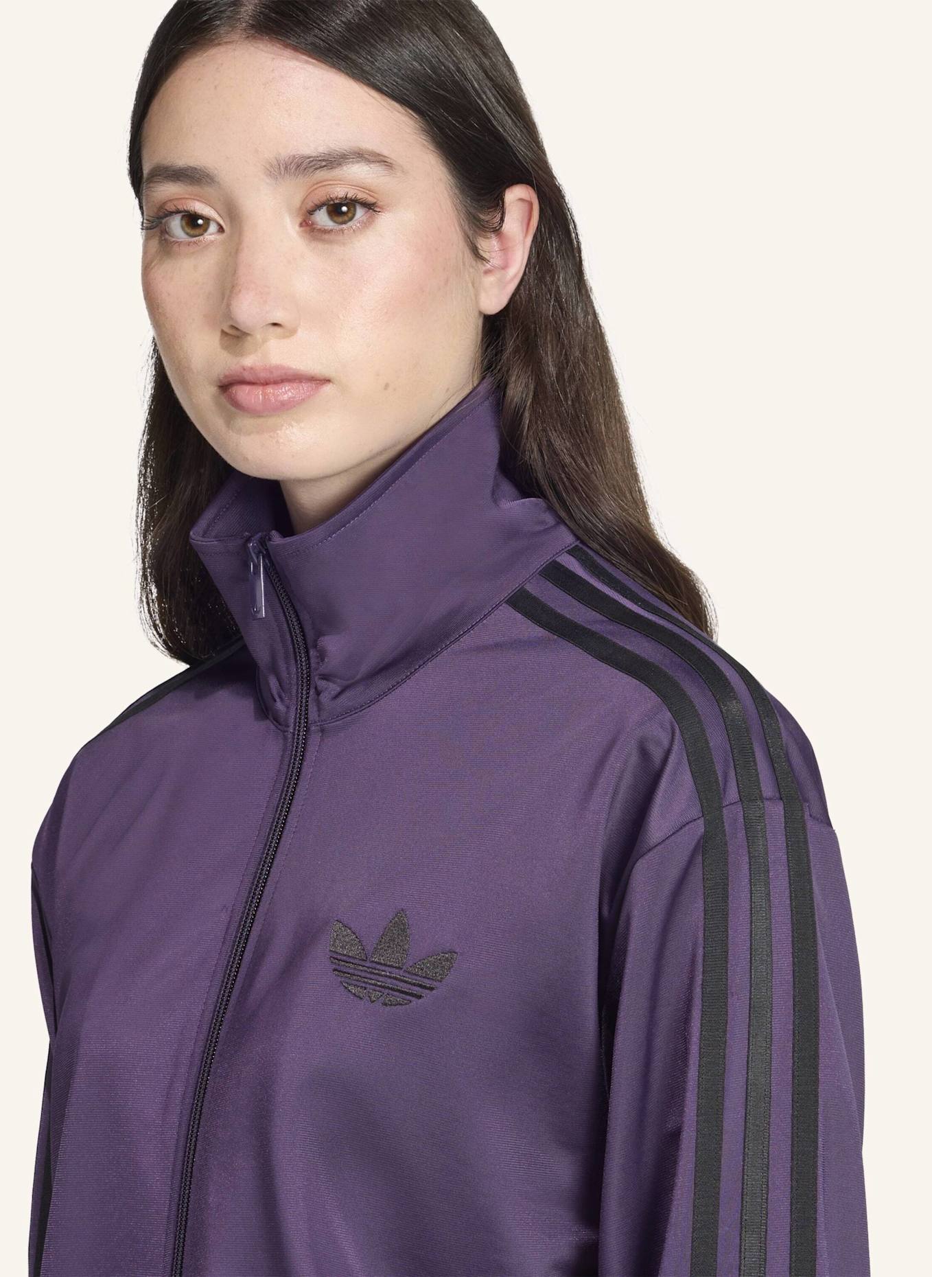 adidas Originals Trainingsjacke FIREBIRD: LILA/ SCHWARZ