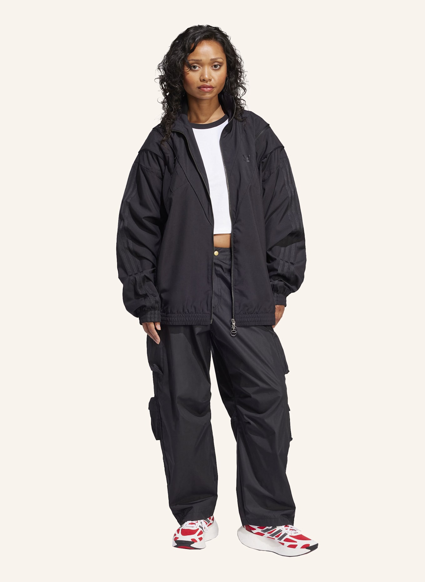 adidas Originals RASANT CUT LINE ORIGINALS JACKE: SCHWARZ