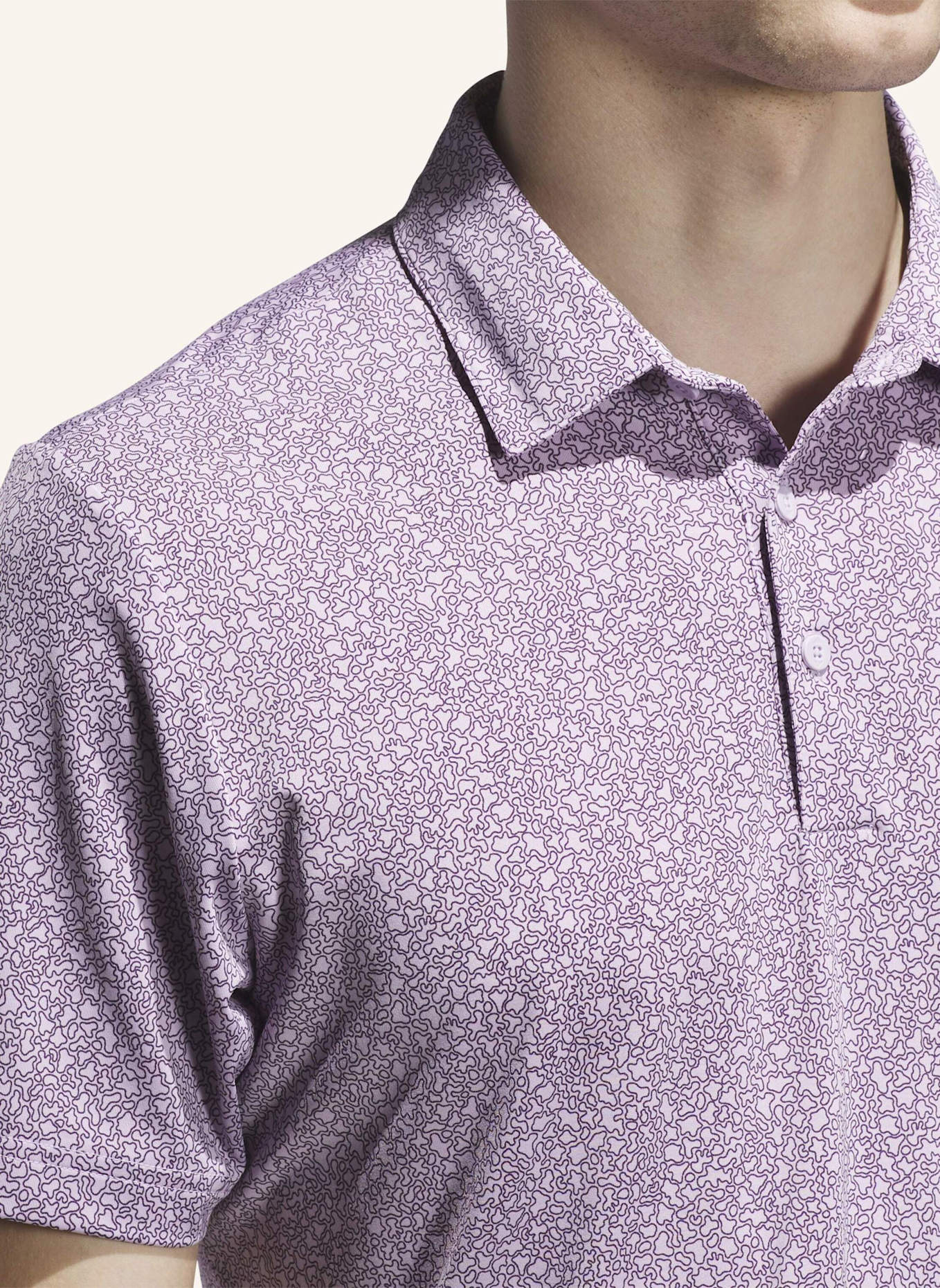 adidas ULTIMATE365 MINI BUNKER POLOSHIRT: HELLLILA